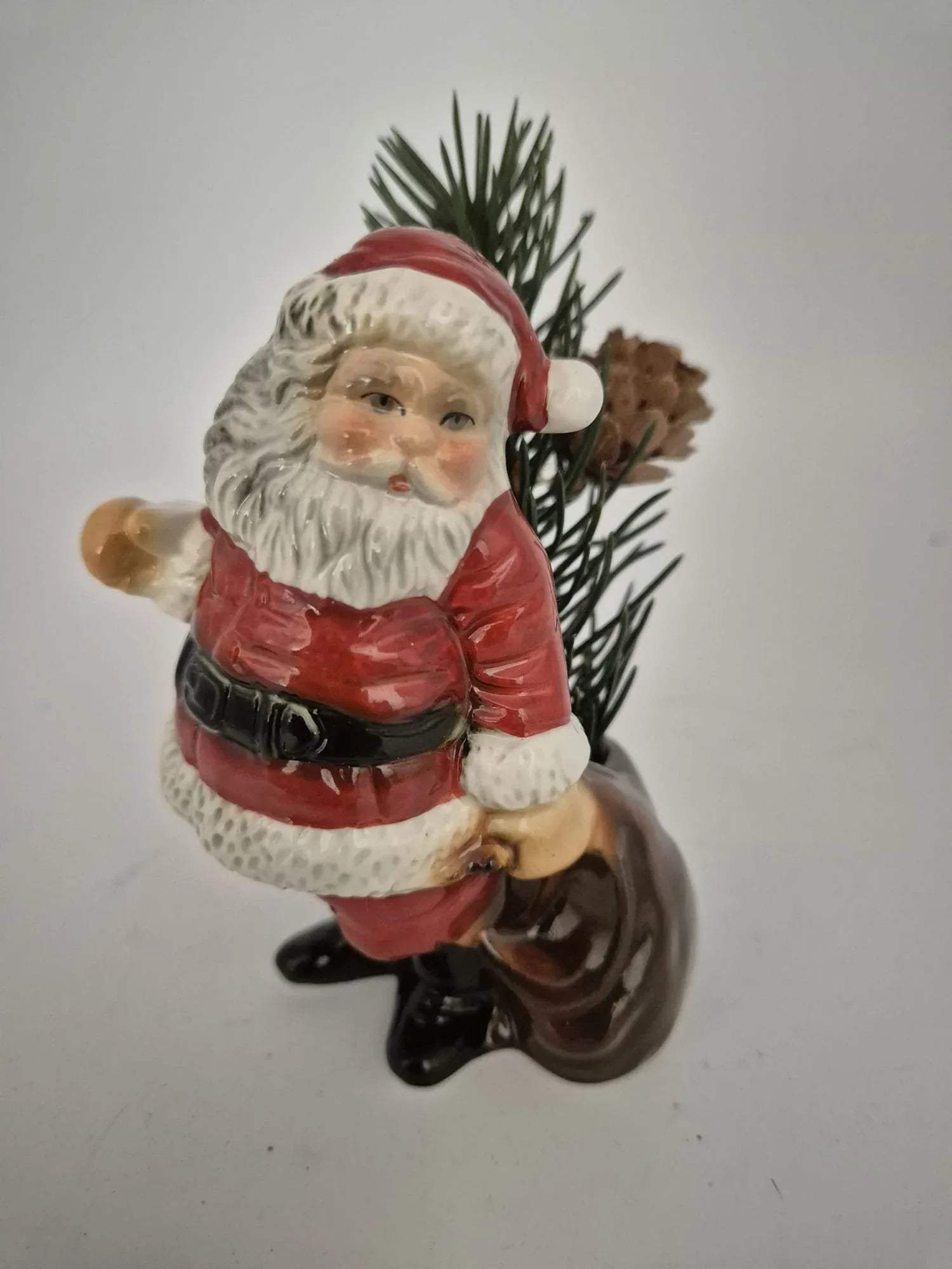 Porzellanfigur Weihnachtsmann Sitzendorf