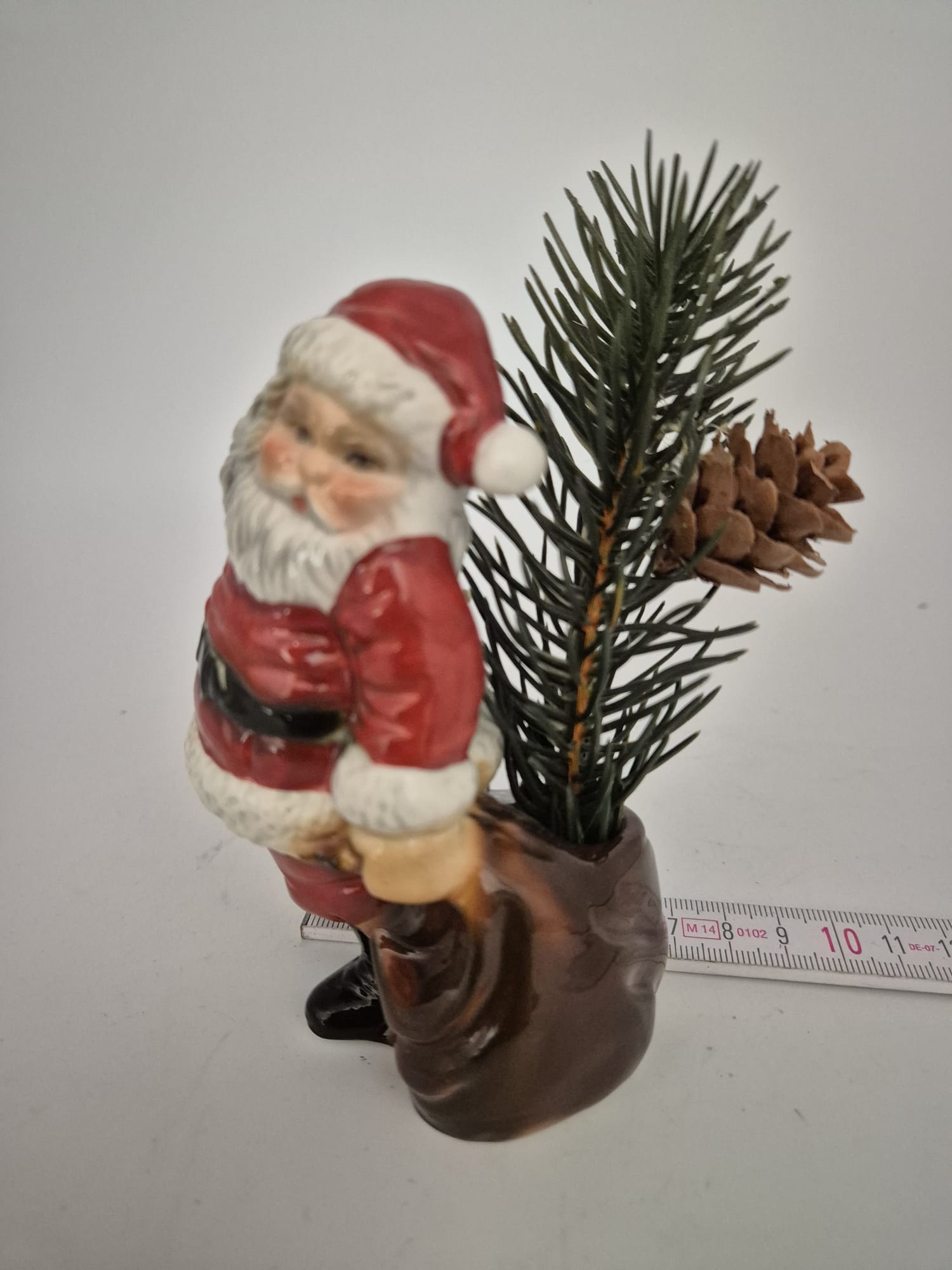 Porzellanfigur Weihnachtsmann Sitzendorf