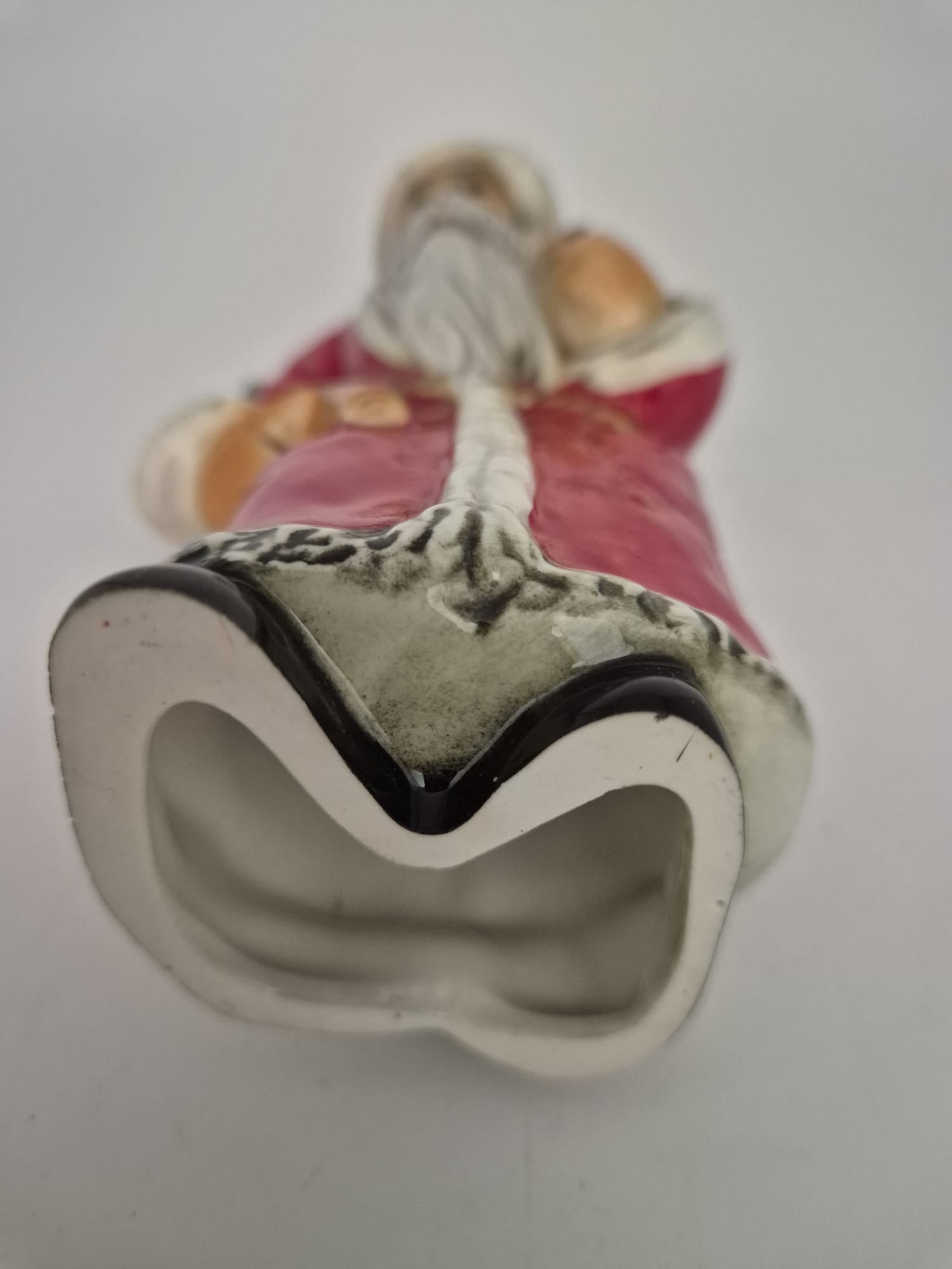 Porzellanfigur Weihnachtsmann mit Tanne