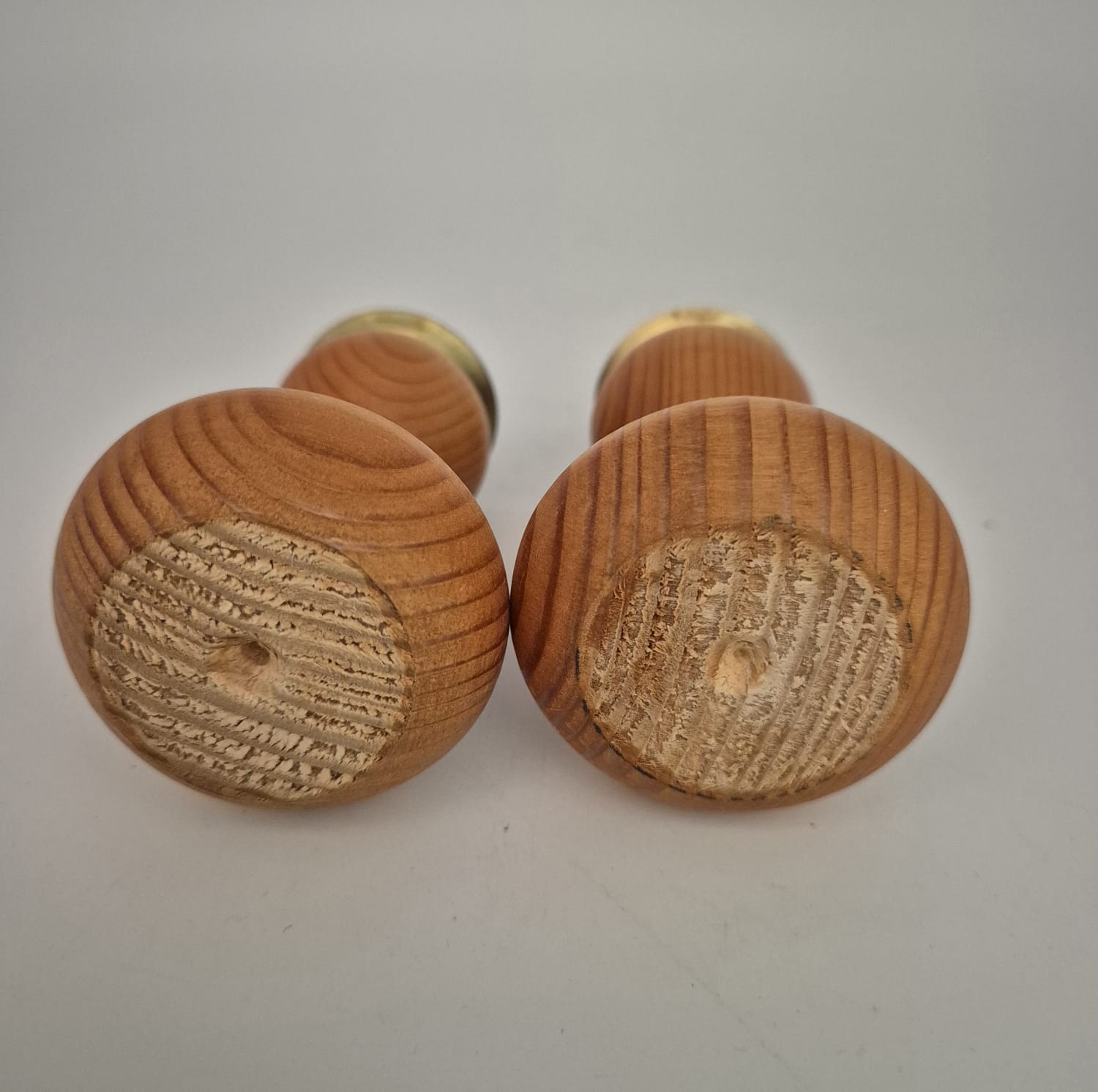 Vintage Holz-Kerzenhalter 70er Jahre