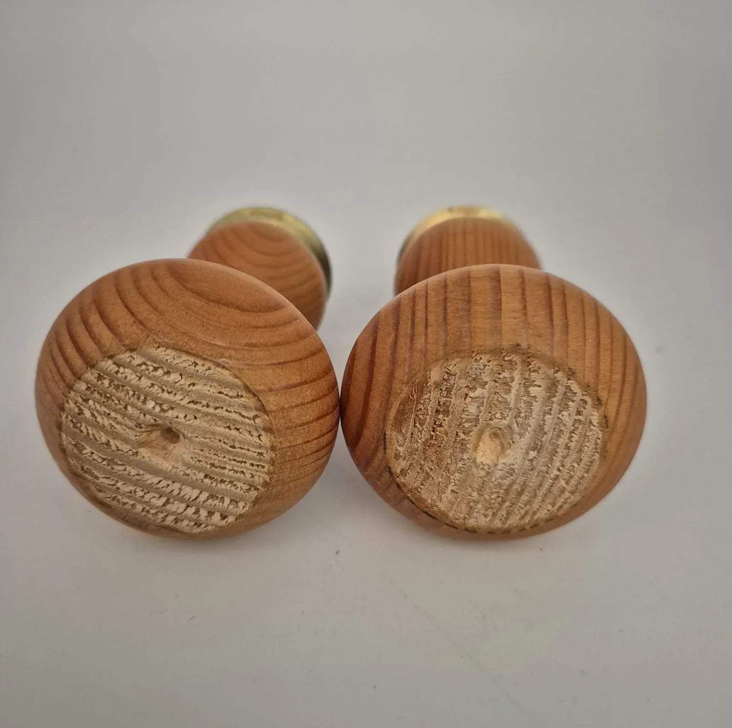 Vintage Holz-Kerzenhalter 70er Jahre