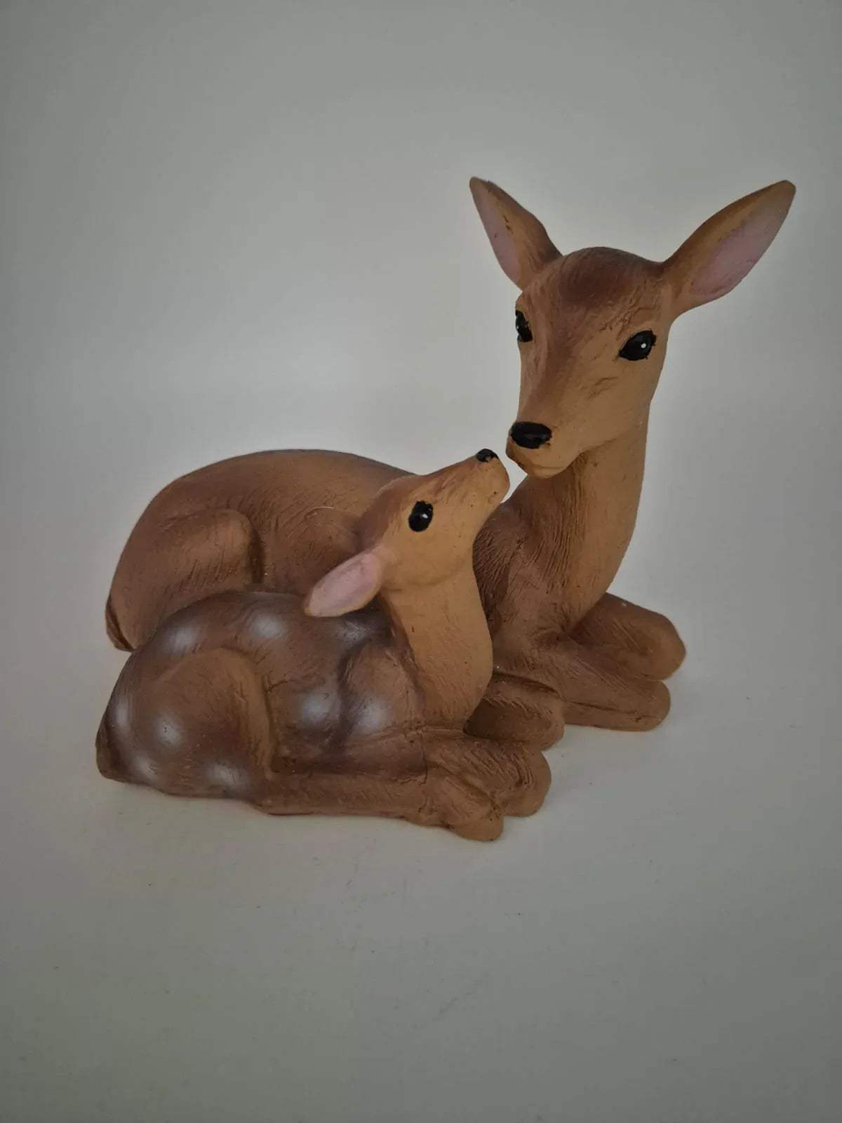 Reh mit Kitz aus Polyresin