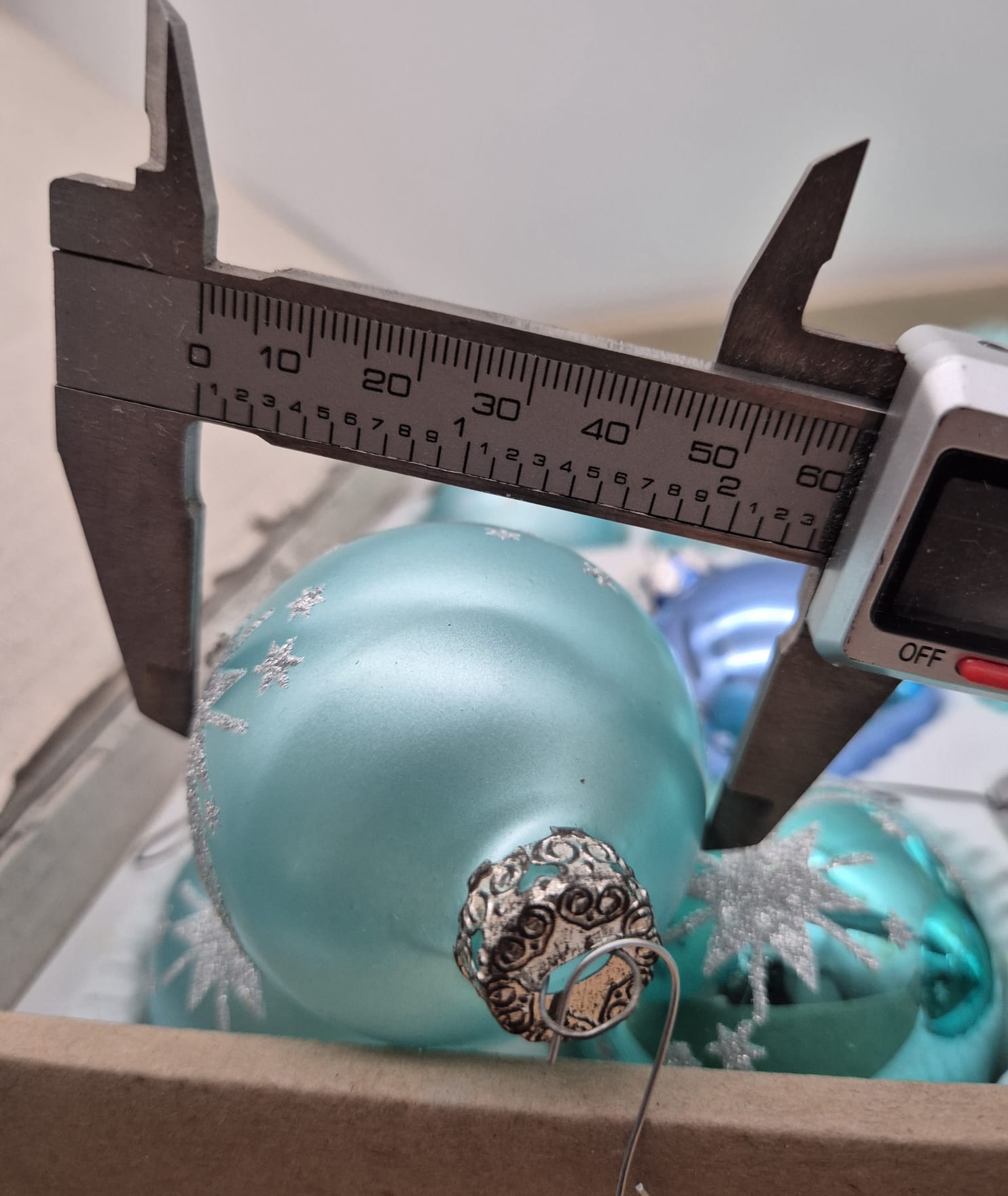 Weihnachtsbaumkugeln aus Glas – Blau & Türkis