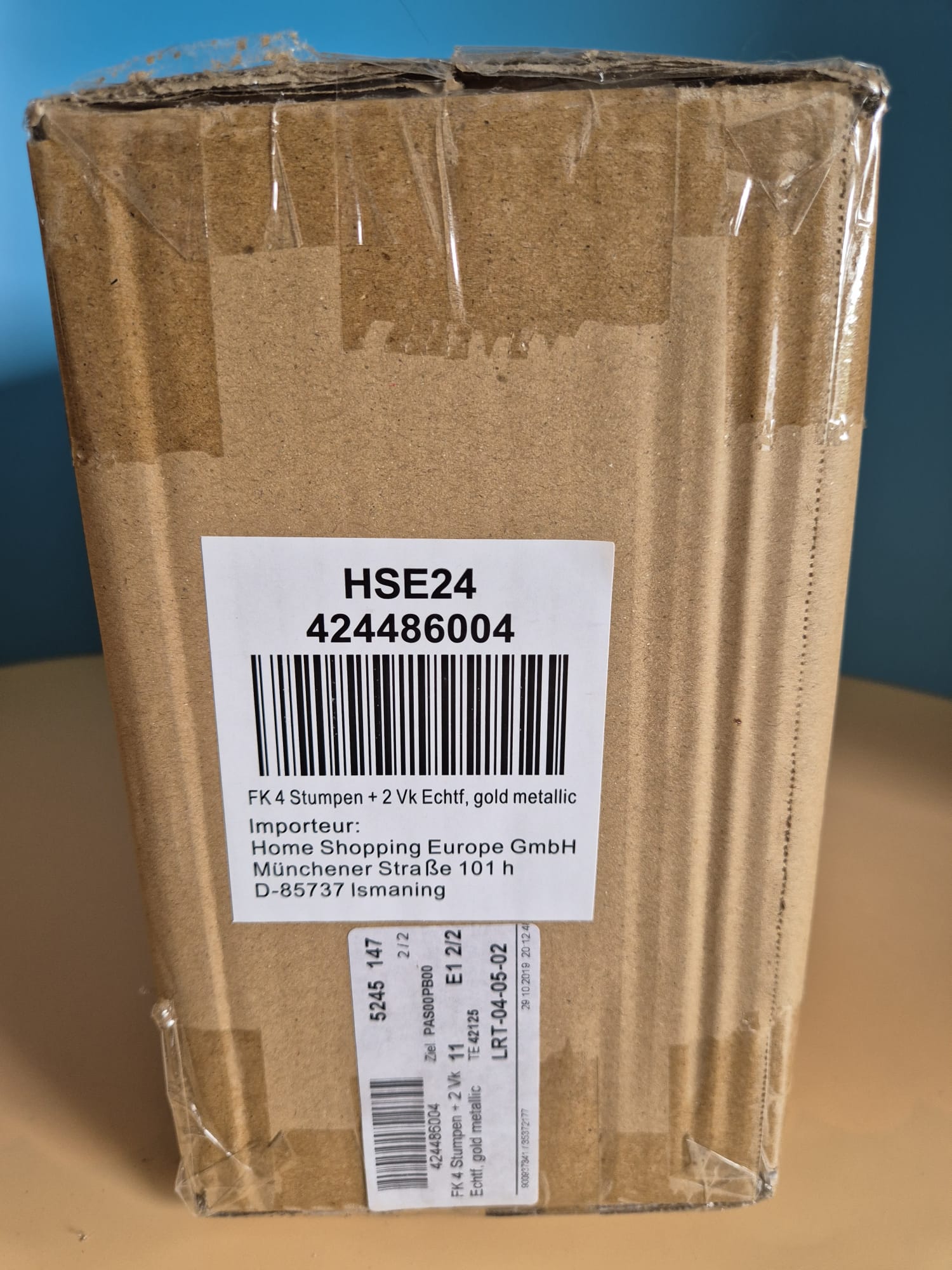 LED-Kerzenset mit Fernbedienung – HSE24, gold metallic