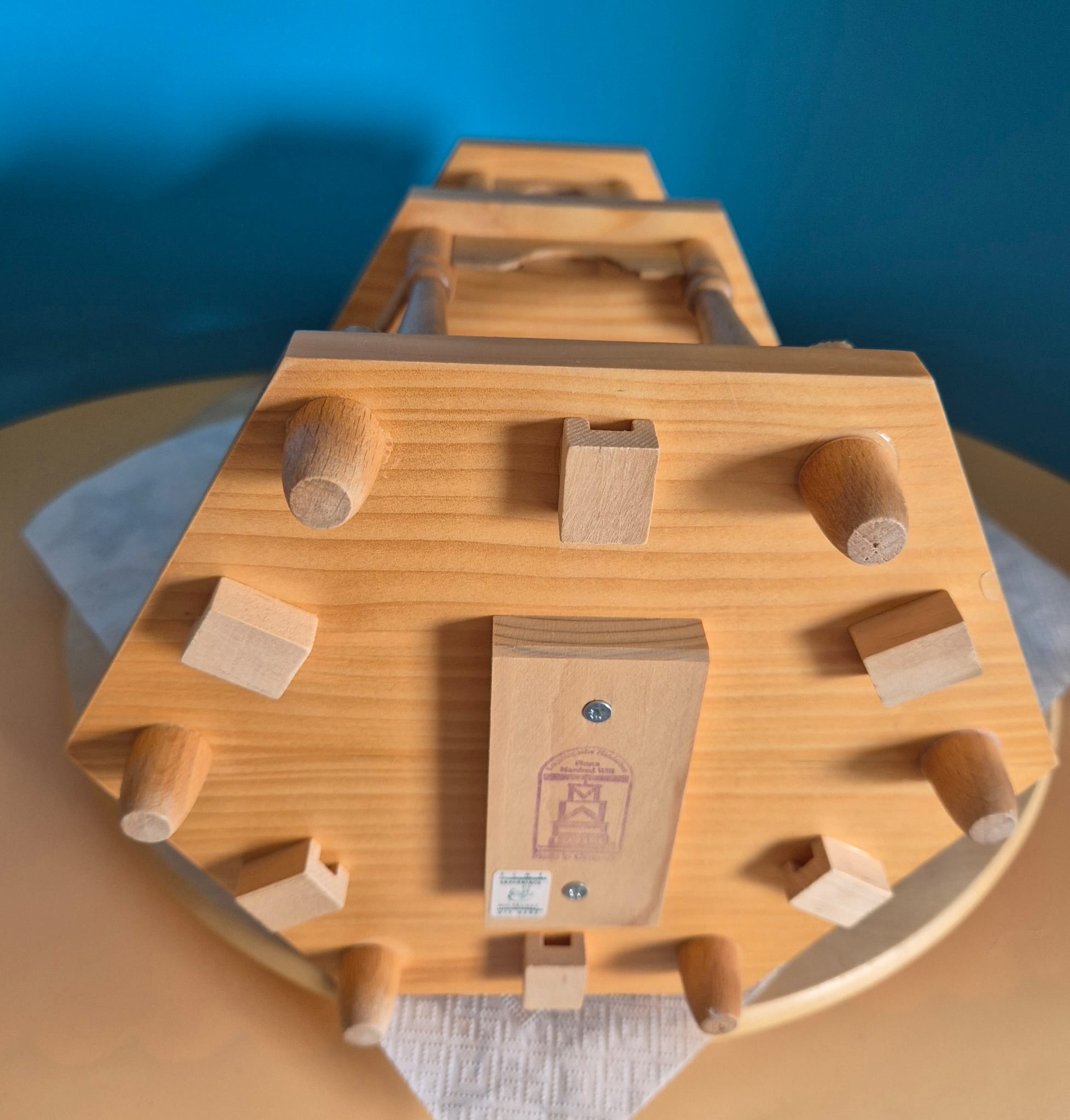 Erzgebirgische Weihnachts-Pyramide, zweistöckig – Dregeno Seiffen (Manfred Will)