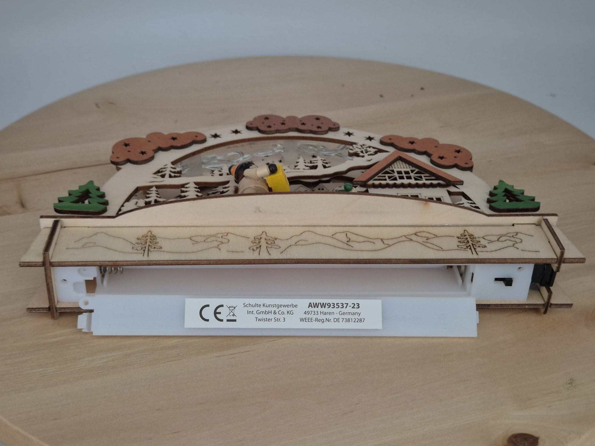 Schulte Kunstgewerbe LED Schwibbogen Winterlandschaft