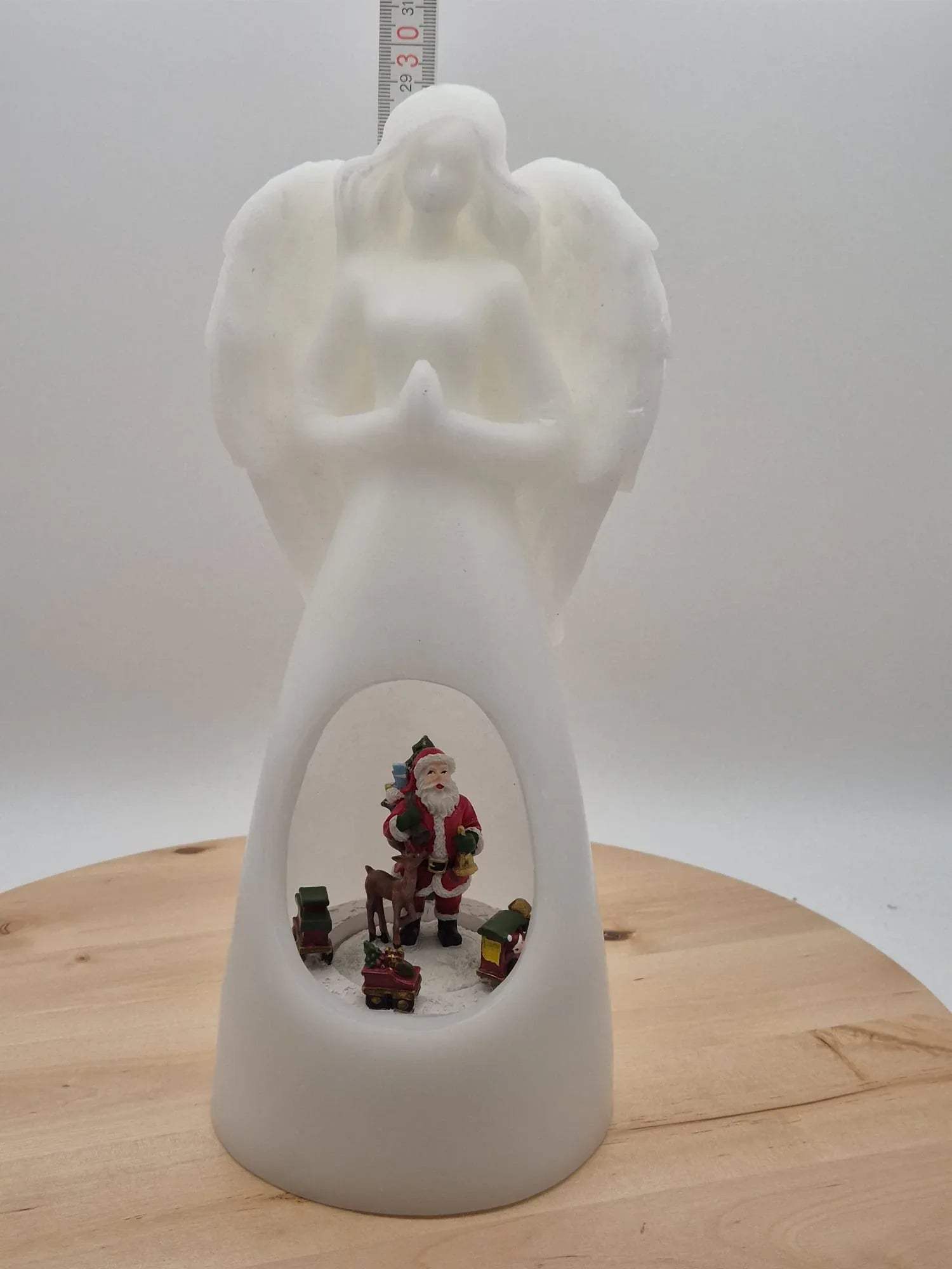 Wachsengel mit Weihnachtsmann – QVC