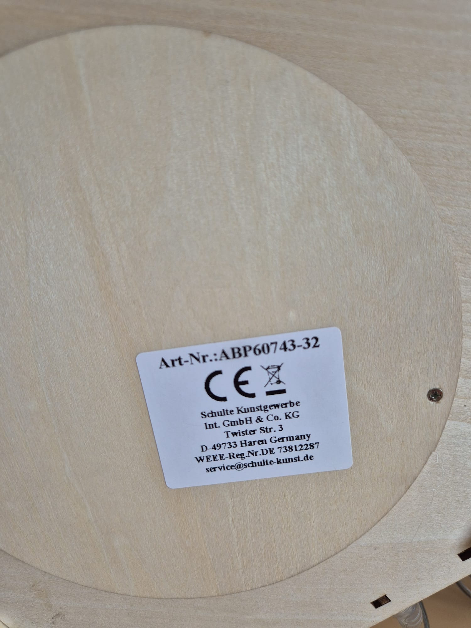 Holzpyramide mit Beleuchtung – Schulte Kunstgewerbe