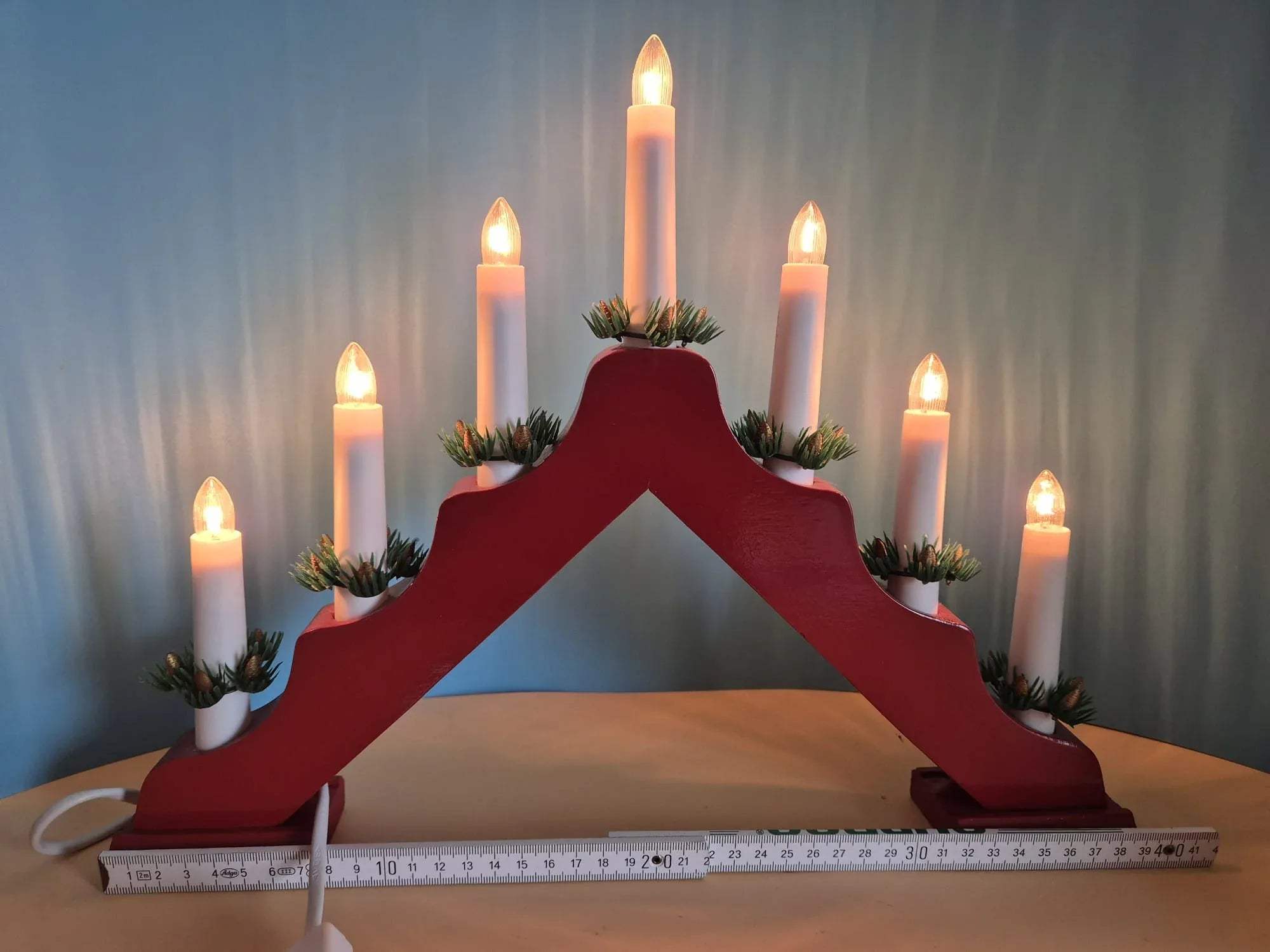 Adventsbogen mit 7 Kerzenlichtern – Idena Festival