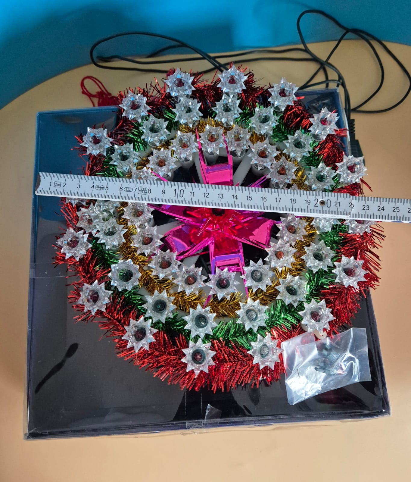 Weihnachtsstern mit 49 Lichtern – blinkend