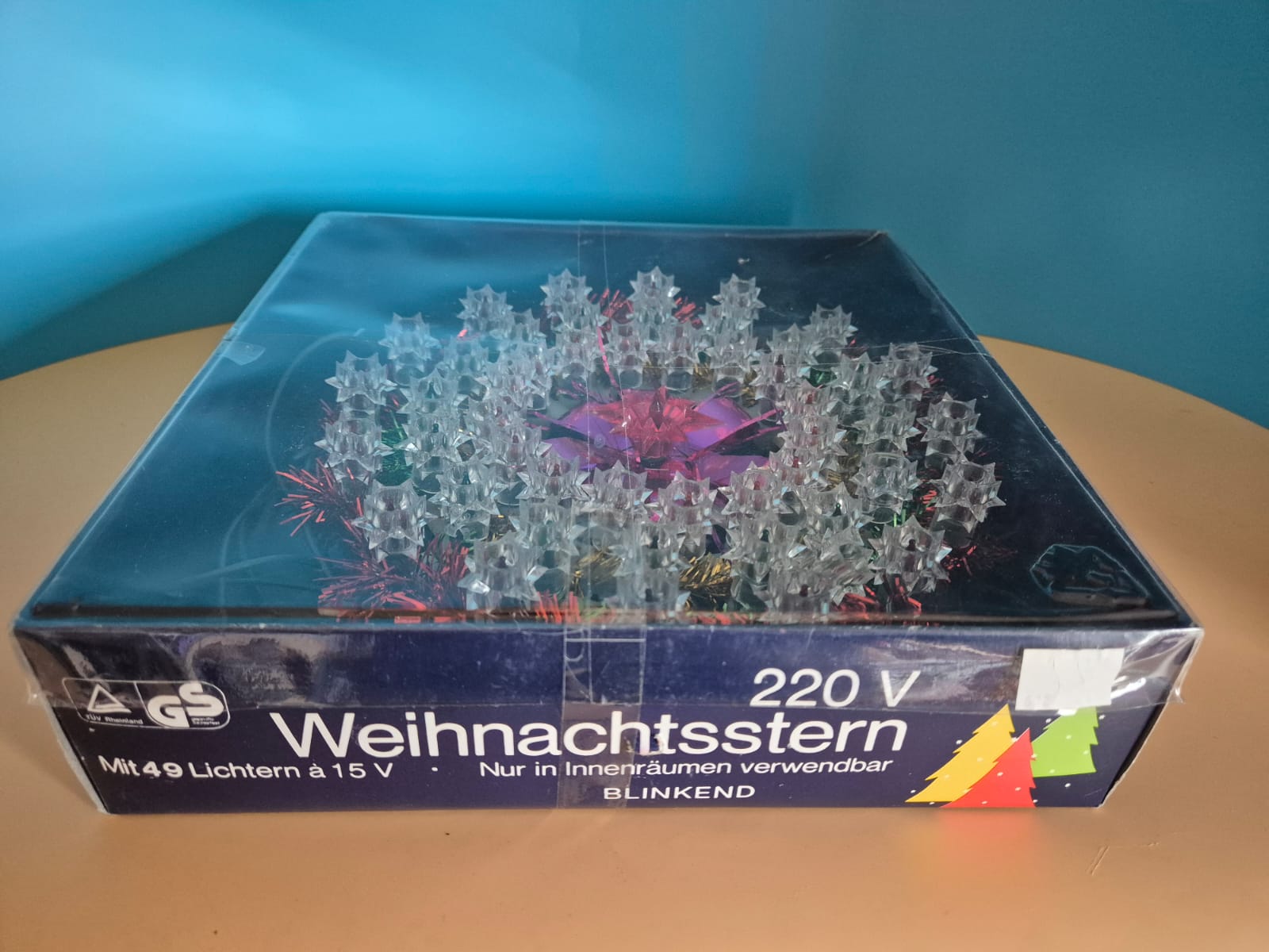 Weihnachtsstern mit 49 Lichtern – blinkend