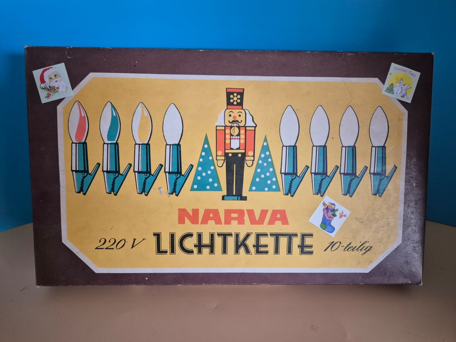 NARVA Lichterkette 10-teilig mit Spitzkerzen