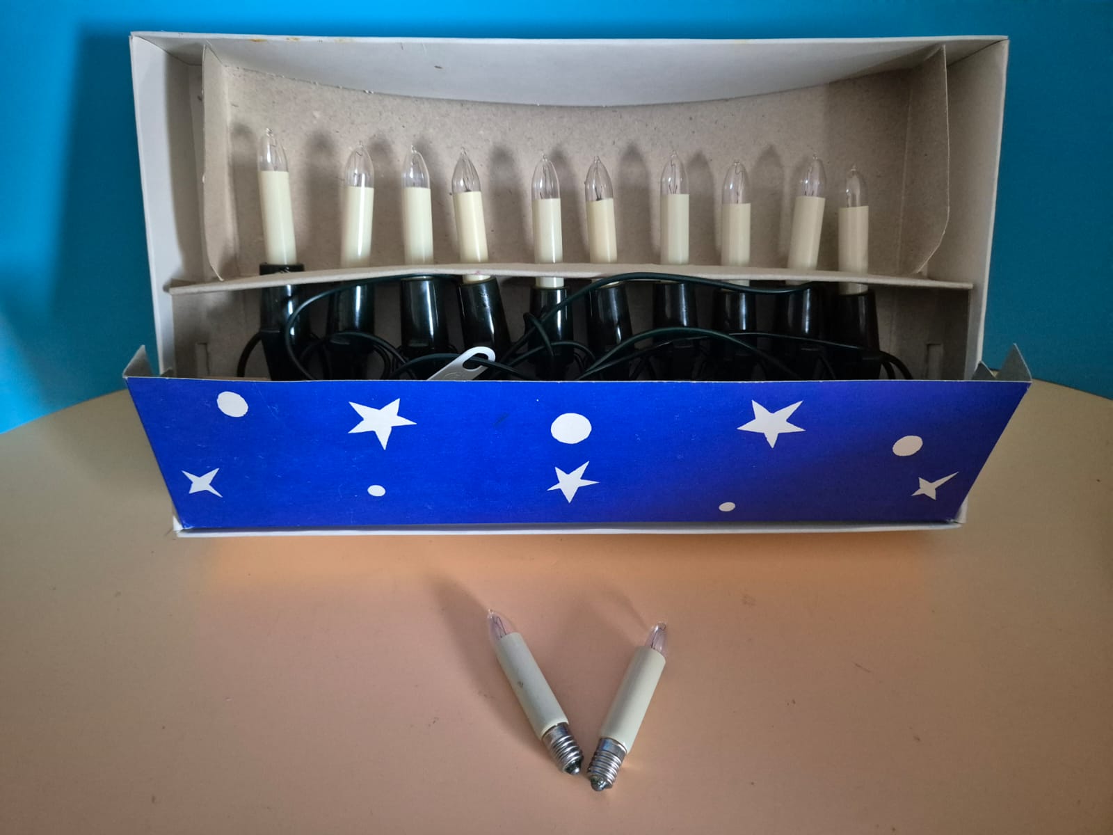 NARVA Lichterkette 10-teilig mit Spitzkerzen