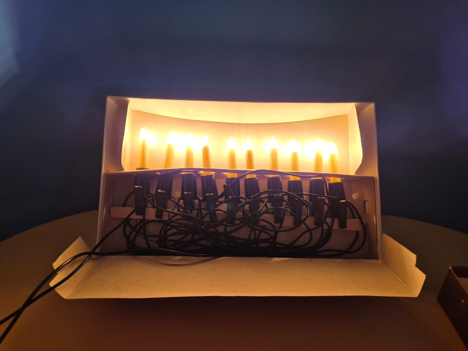 NARVA Lichterkette 10-teilig mit Spitzkerzen