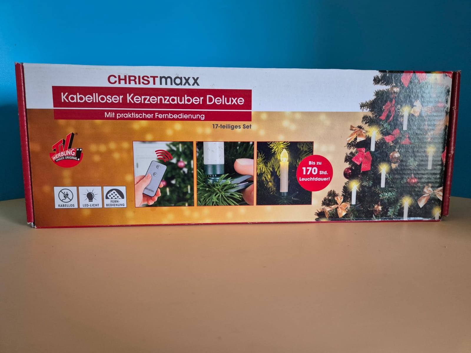 CHRISTmaxx Kabelloser Kerzenzauber Deluxe (17-teiliges Set)