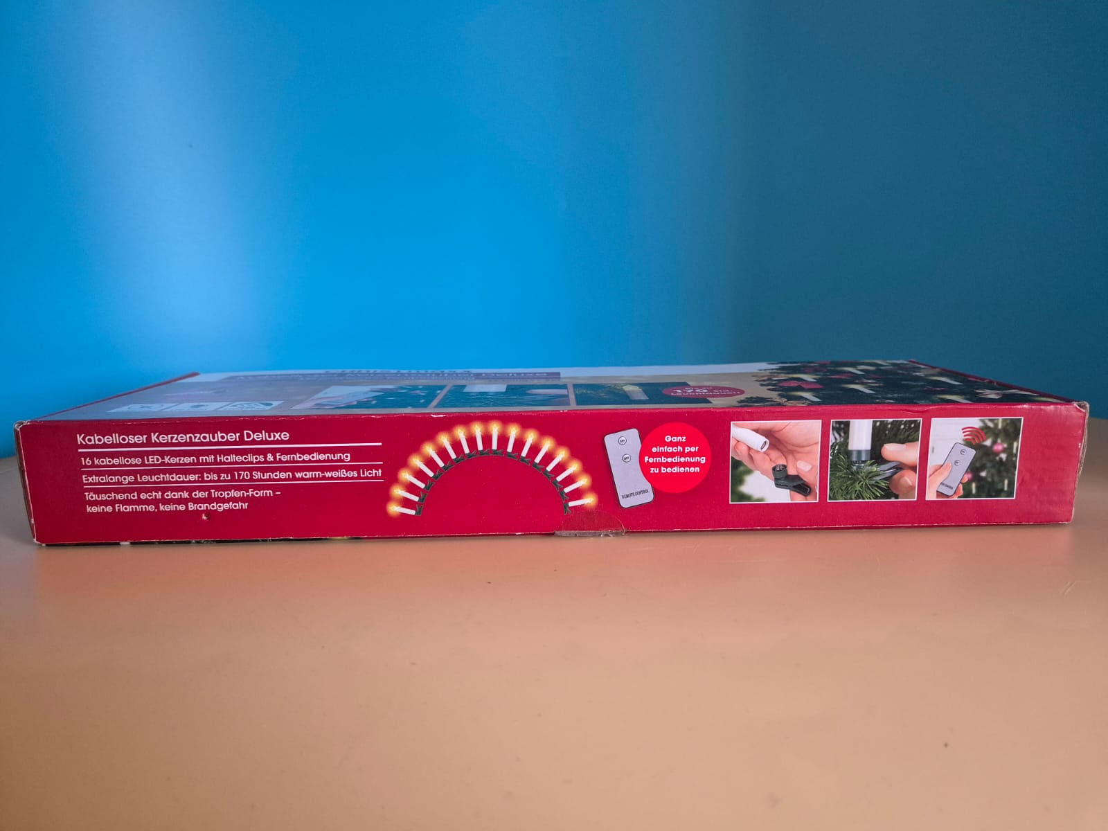 CHRISTmaxx Kabelloser Kerzenzauber Deluxe (17-teiliges Set)