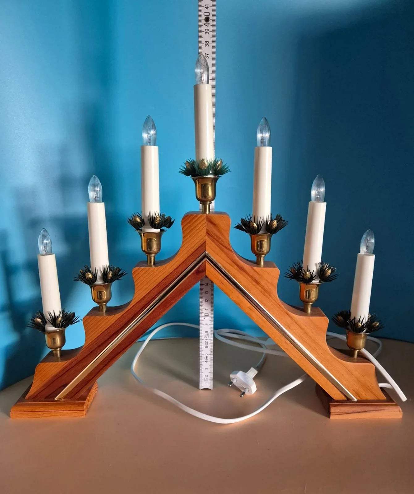 Elektrischer Kerzenleuchter 7-flammig – Best Season