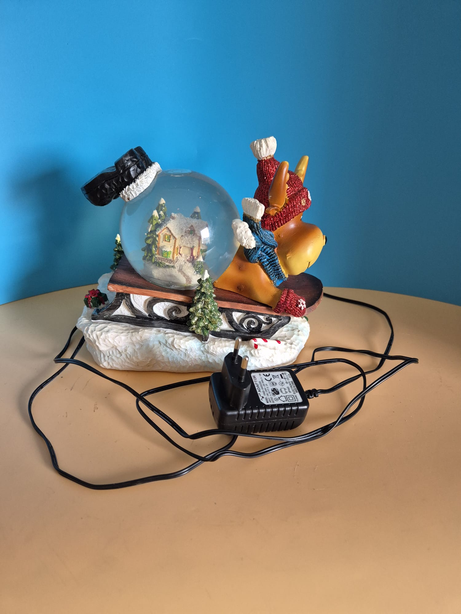 QVC Schneekugel – Rentierschlitten