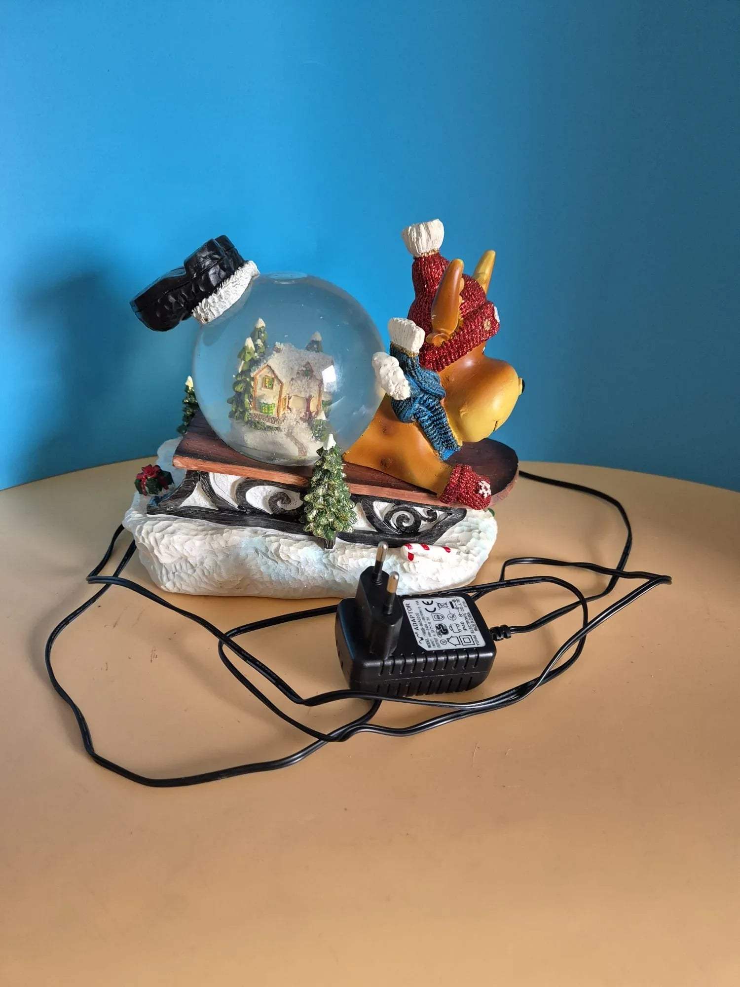 QVC Schneekugel – Rentierschlitten