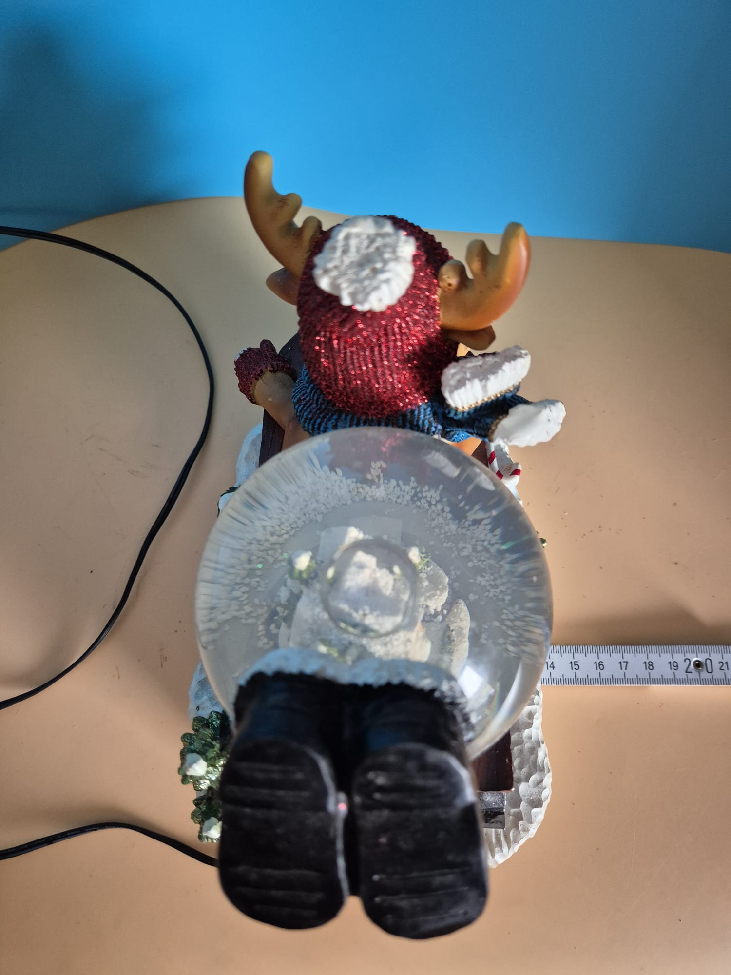 QVC Schneekugel – Rentierschlitten