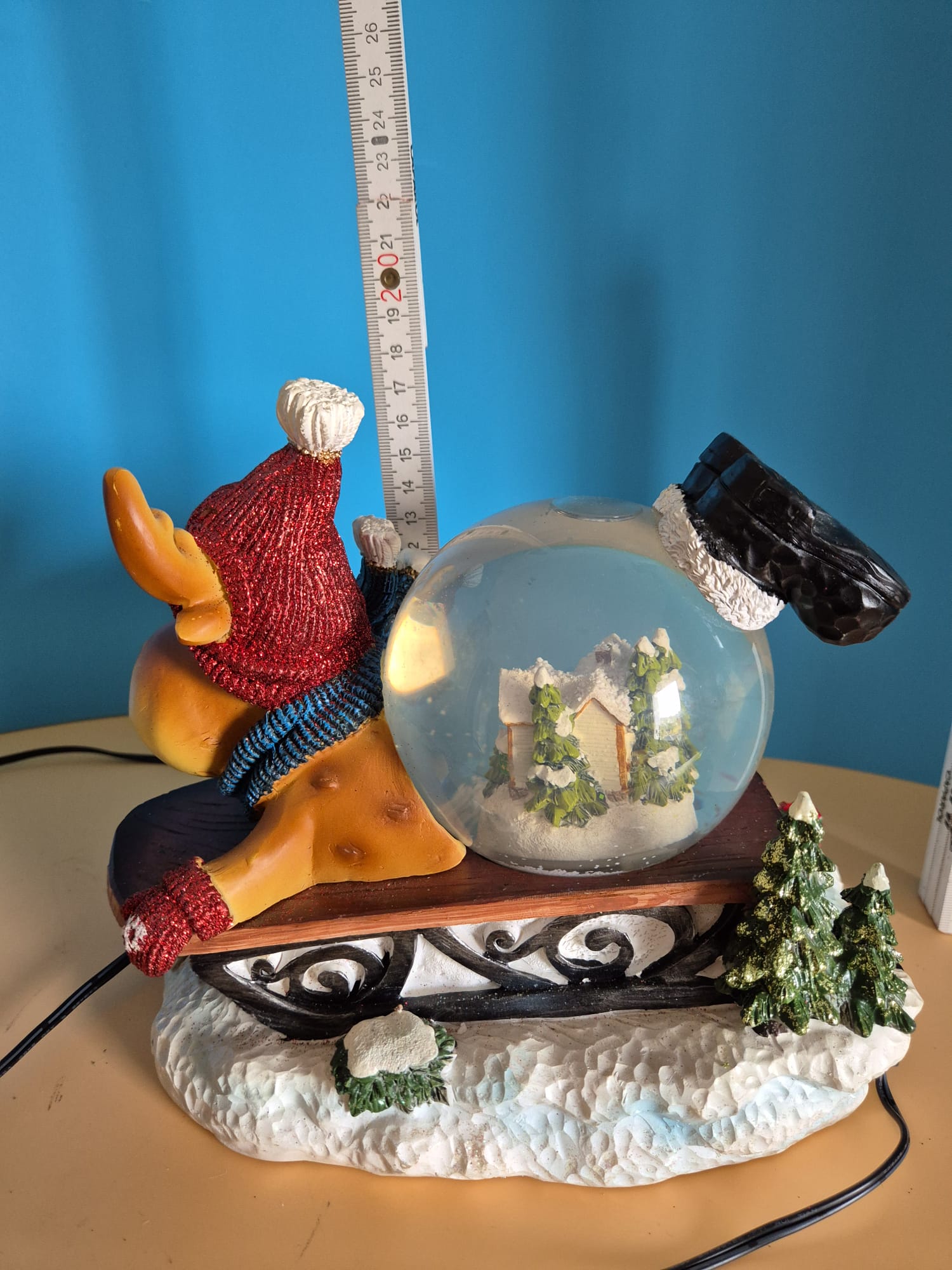 QVC Schneekugel – Rentierschlitten