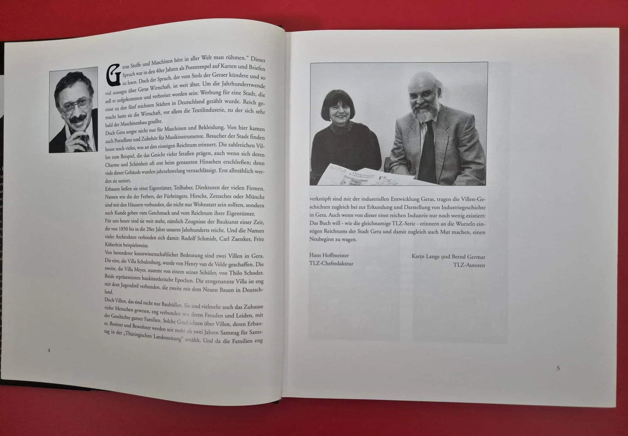 Überschrift
Villen in Gera (1) – Bildband zur Architekturgeschichte | RhinoVerlag 1997