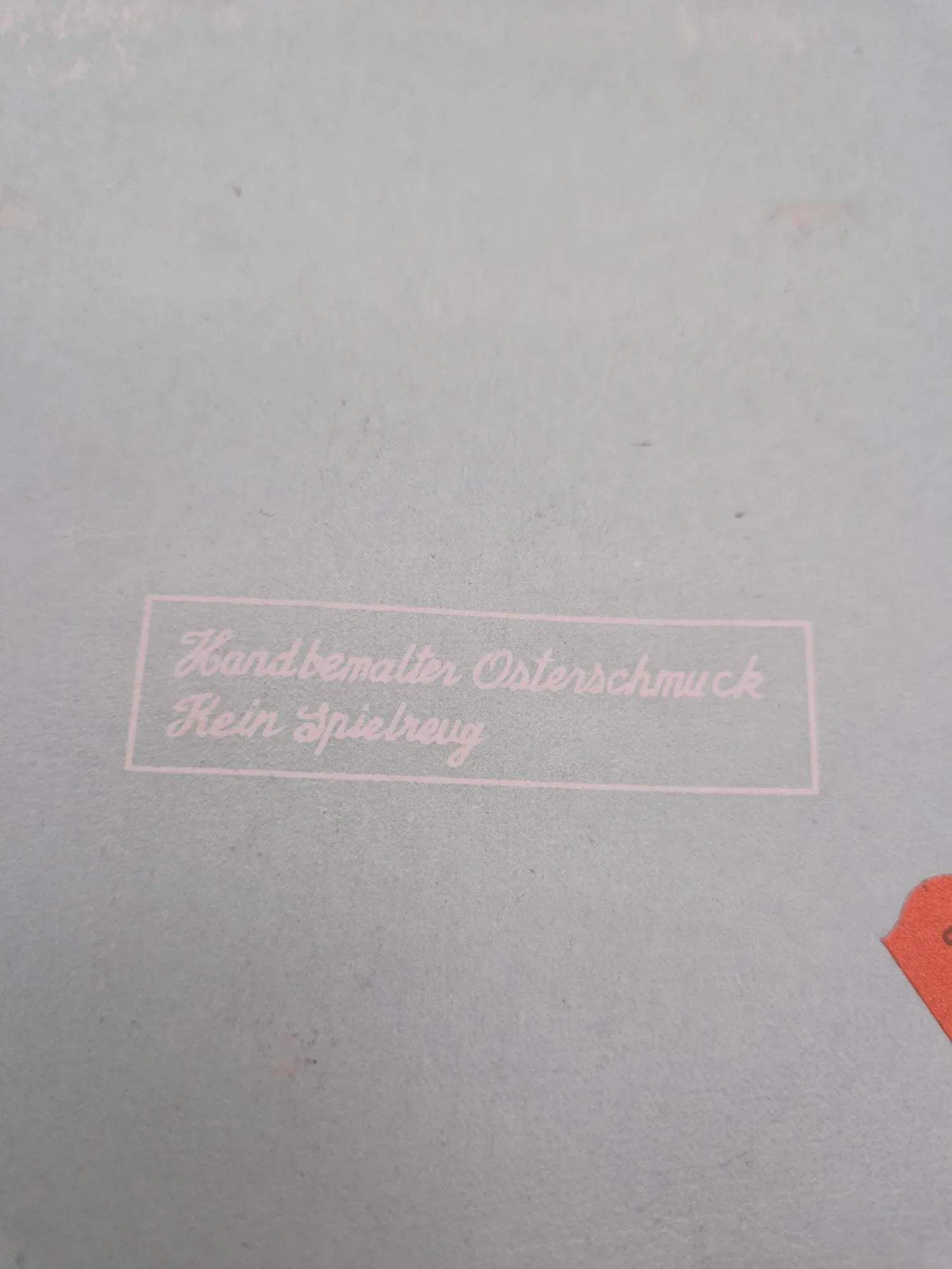 Großes Set handbemalter Osteranhänger – Holz, Ostereier & Hasen, Originalbox