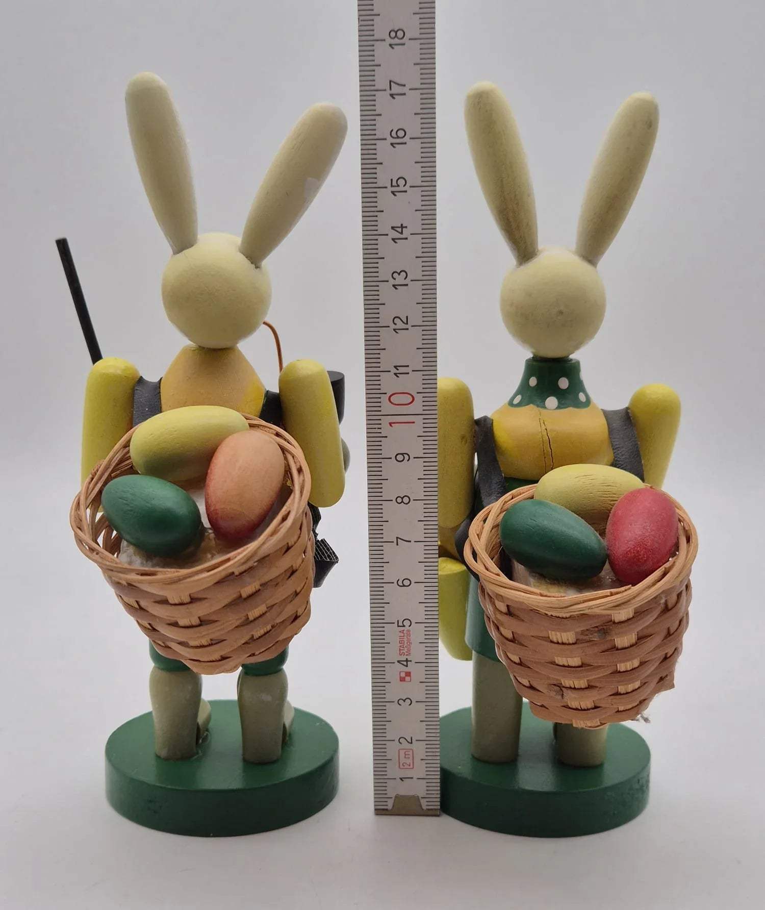 Osterhasen Paar Holzfiguren Brettschneider Stützengrün