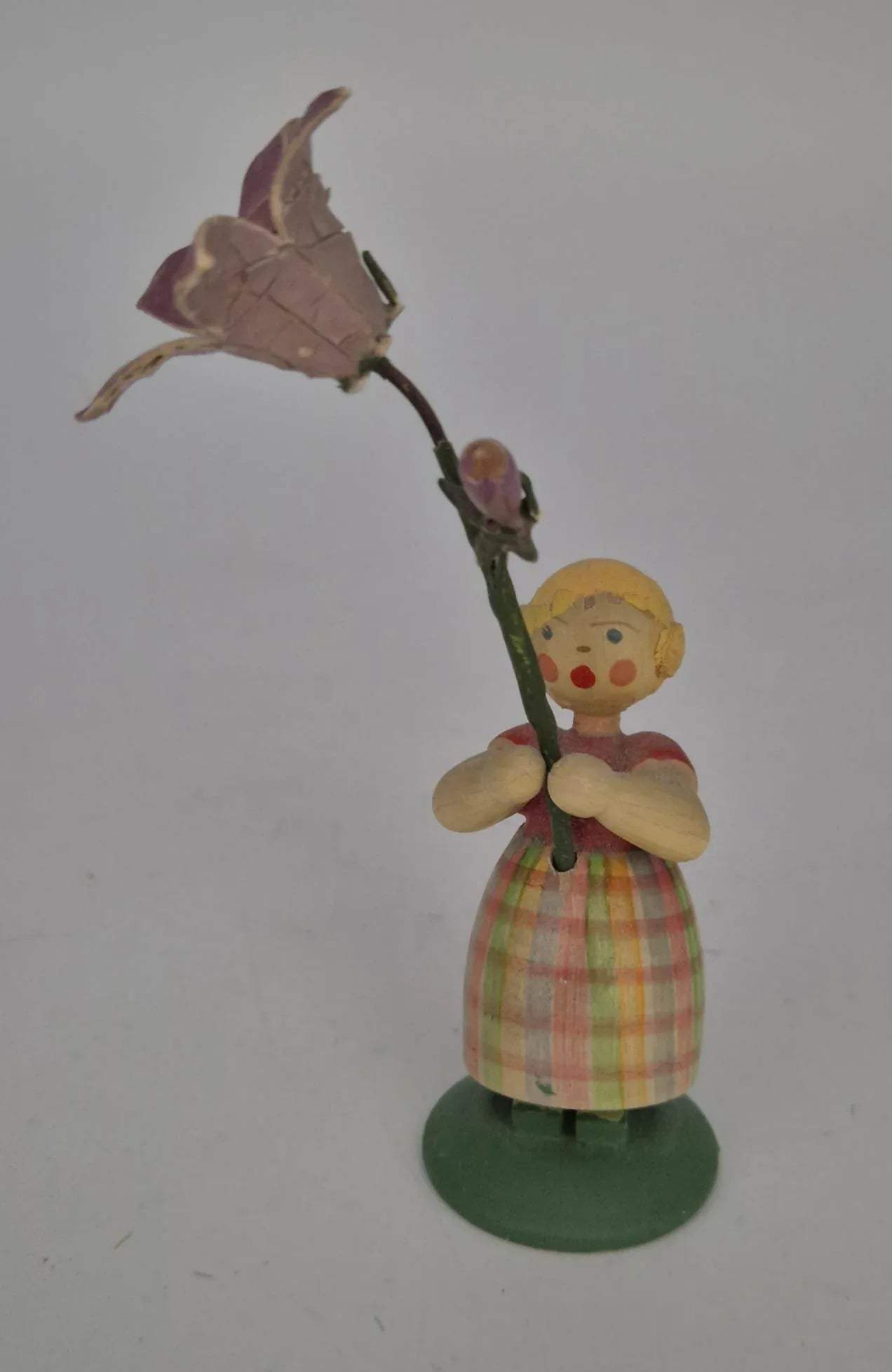 WEHA-KUNST Holz Blumenmädchen mit Blume