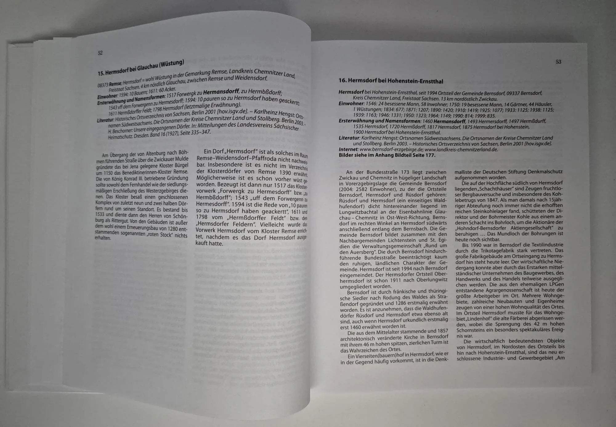 Buch „Hermsdorf – Von Ochelhermsdorf bis Hinterhermsdorf“ Hans-Joachim Arnold