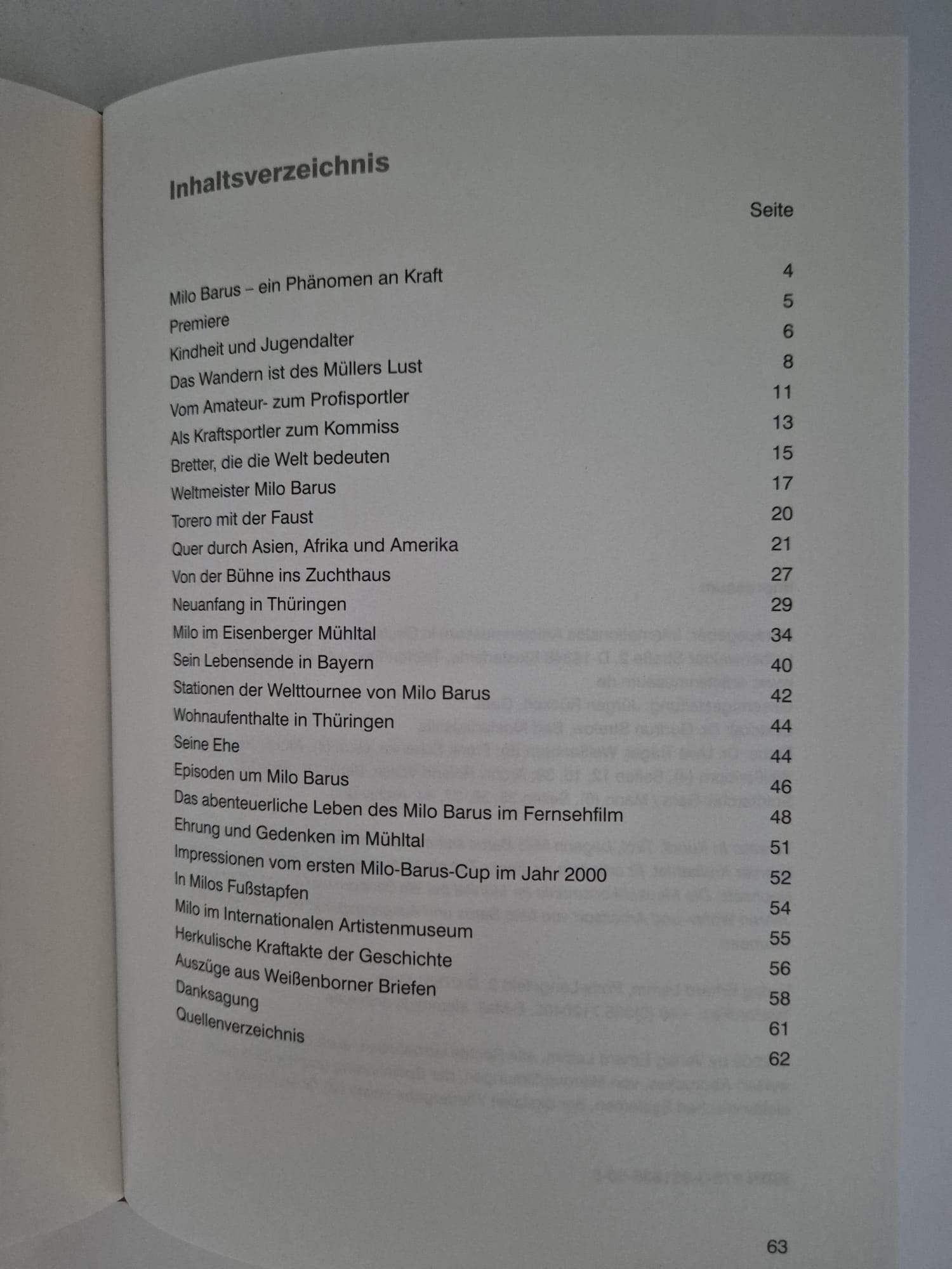 Buch: Milo Barus – Der stärkste Mann der Welt (signiert)