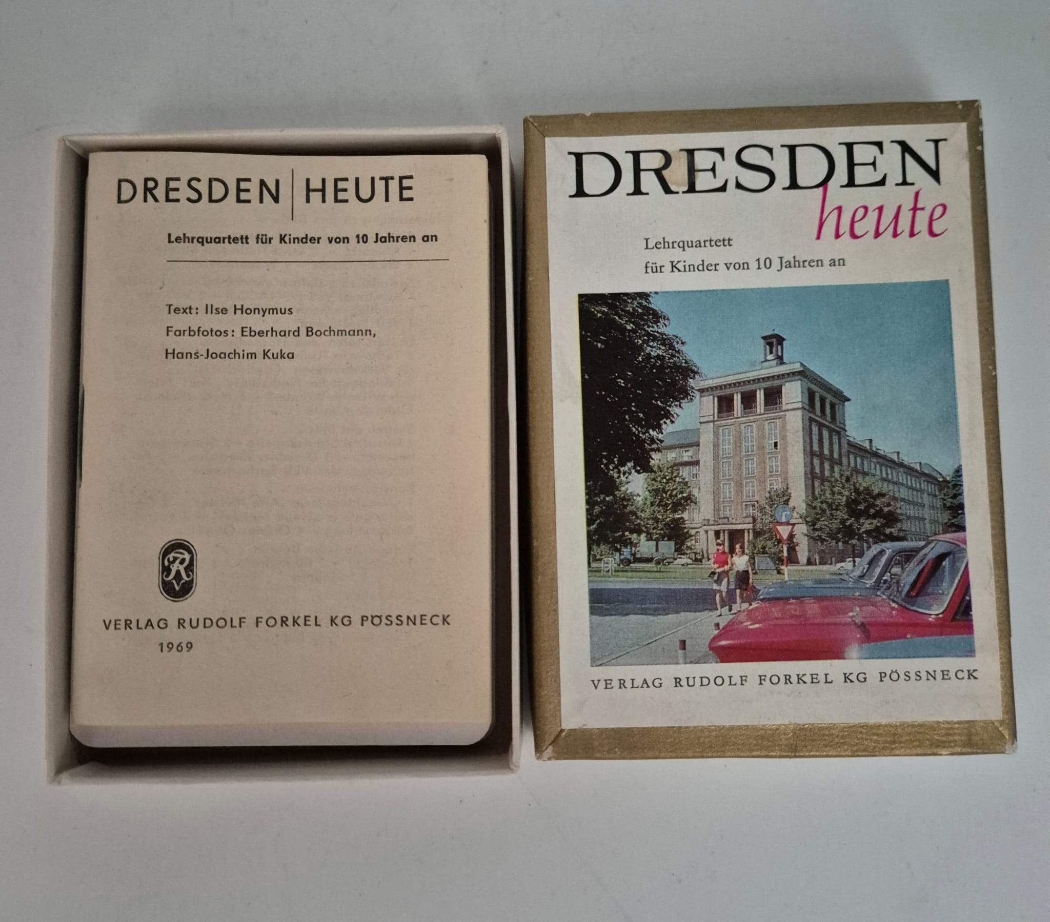 DDR Lehrquartett „Dresden heute“ – Verlag Rudolf Forkel KG Pößneck 1969