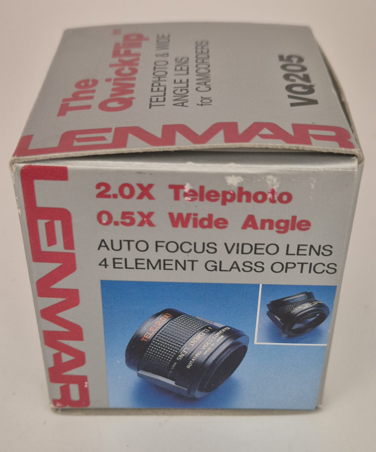 Lenmar QwickFlip VQ205 Telephoto- & Weitwinkel-Konverter für Camcorder