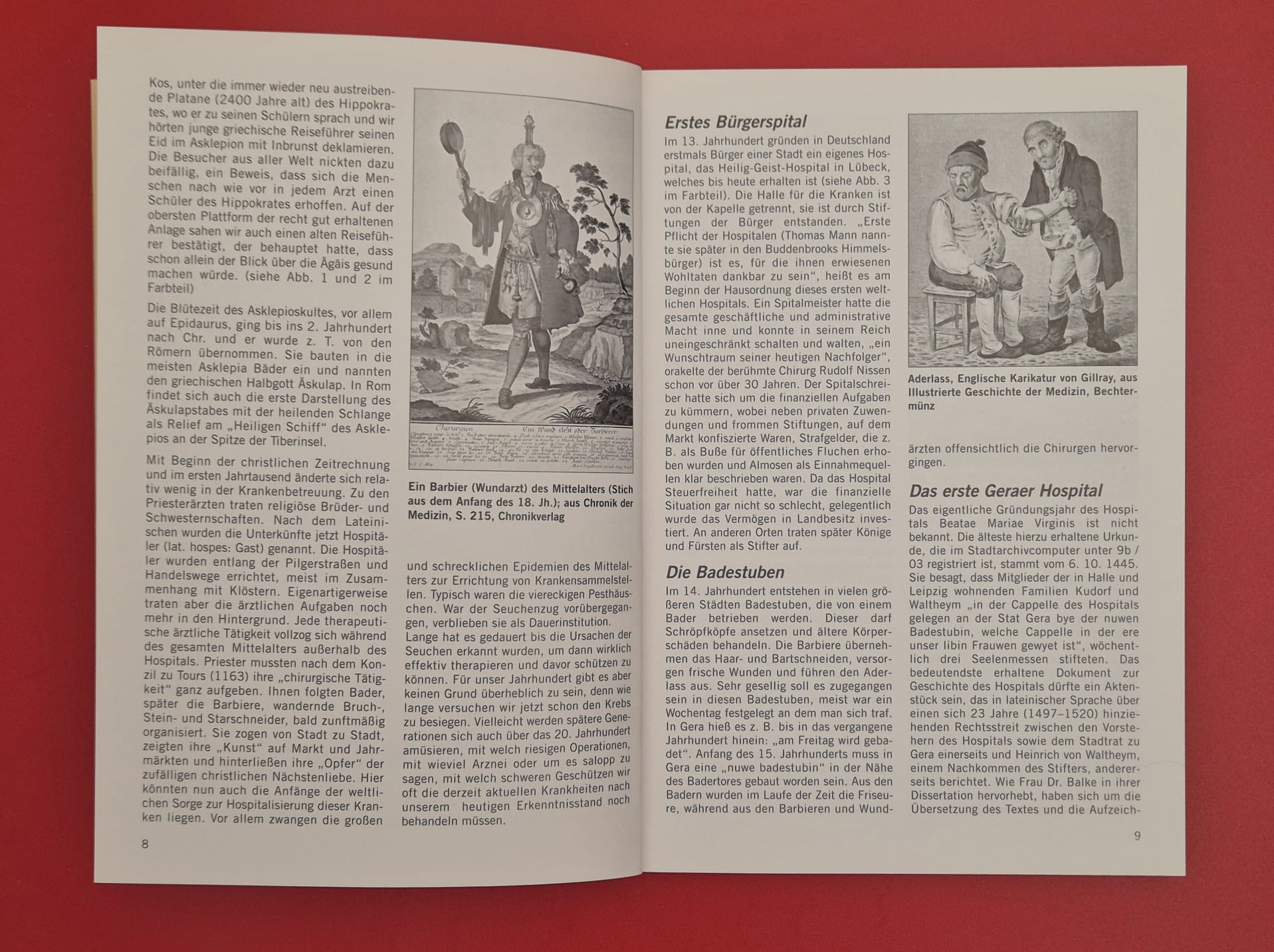 Buch: Aus der Geschichte der Krankenhäuser der Stadt Gera – Dr. Heiner Hünicke (2005)