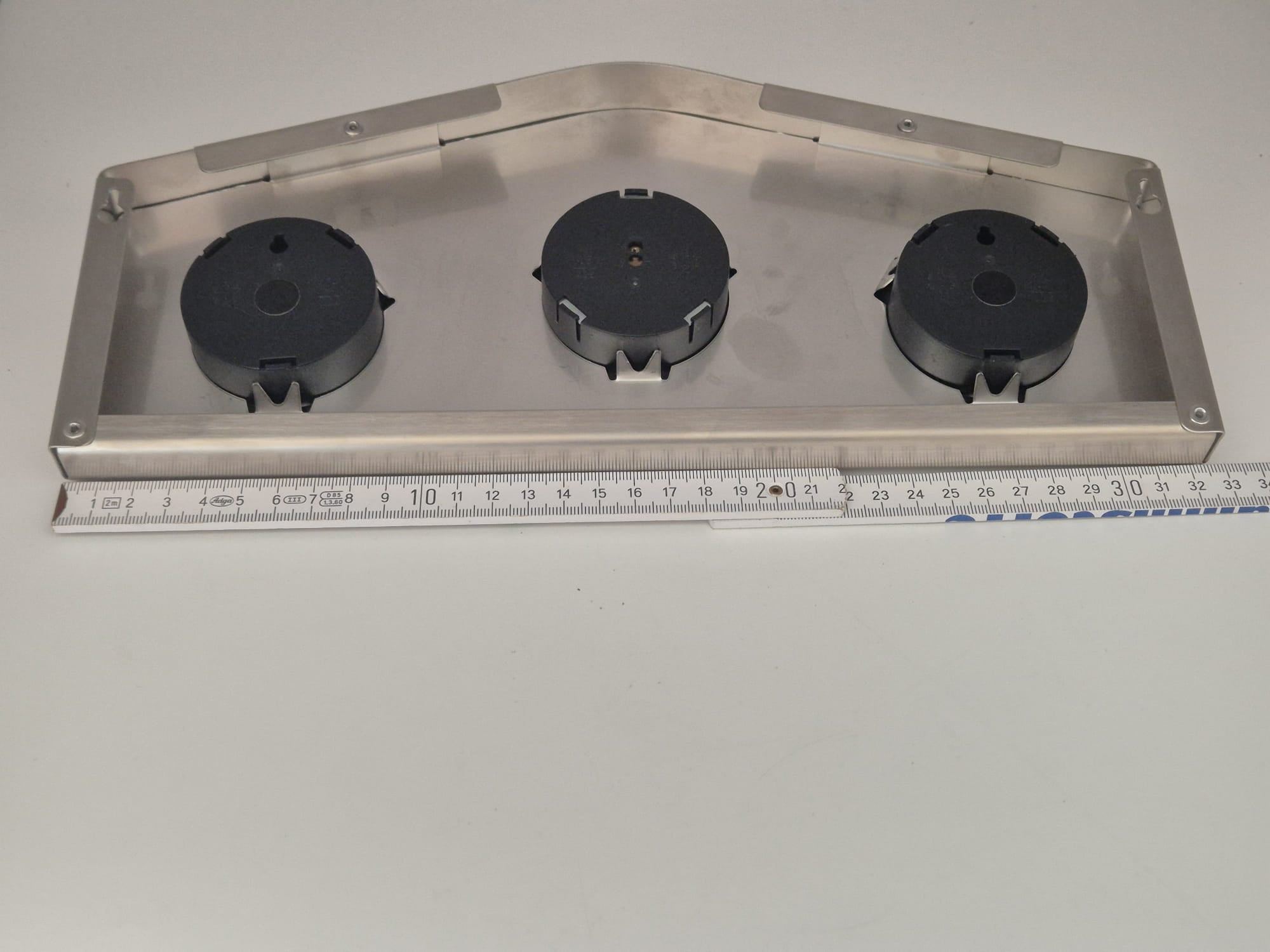 Außen-Wetterstation aus Edelstahl (Thermometer, Barometer & Hygrometer)