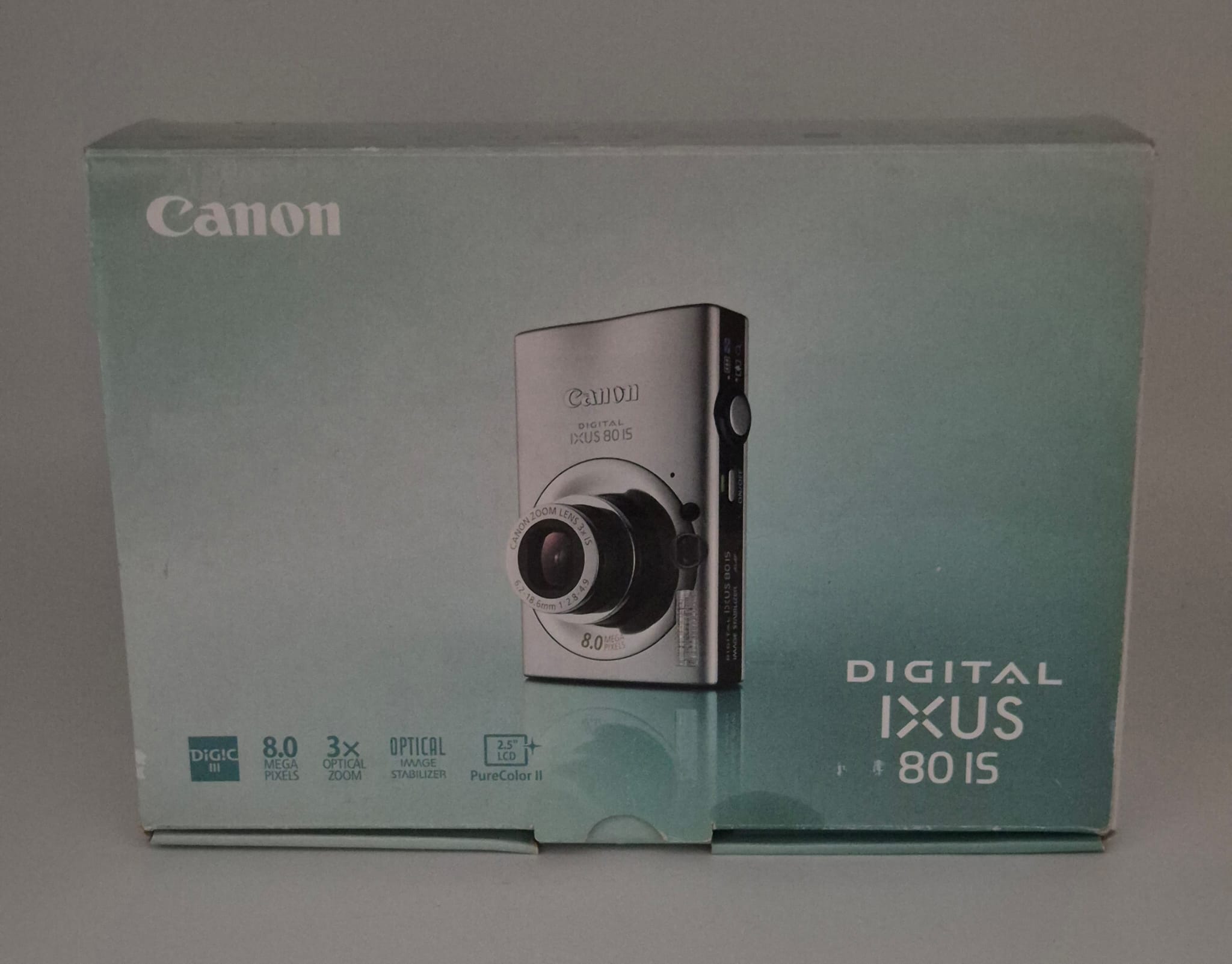 Canon Digital IXUS 80 IS Digitalkamera – Komplettset mit OVP – voll funktionsfähig