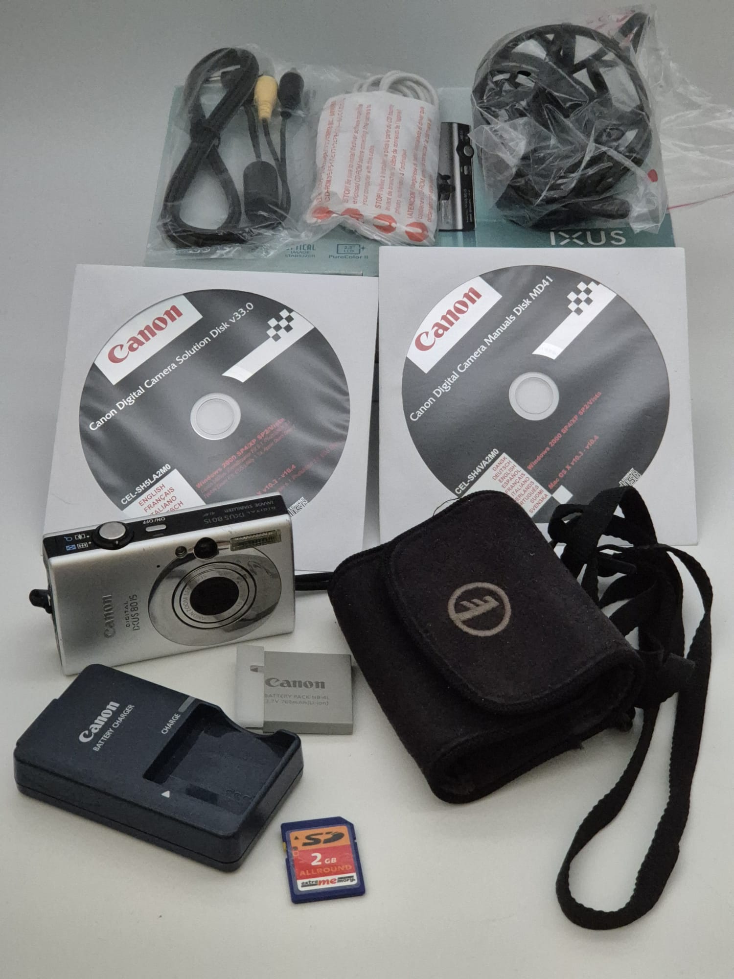 Canon Digital IXUS 80 IS Digitalkamera – Komplettset mit OVP – voll funktionsfähig