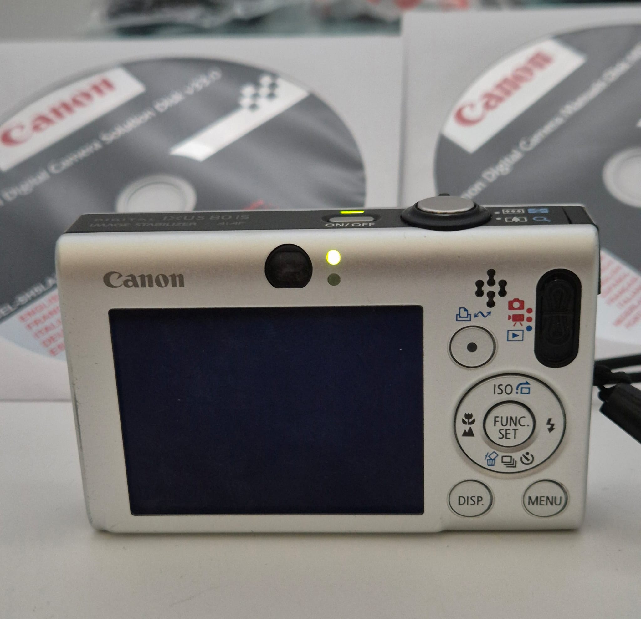 Canon Digital IXUS 80 IS Digitalkamera – Komplettset mit OVP – voll funktionsfähig