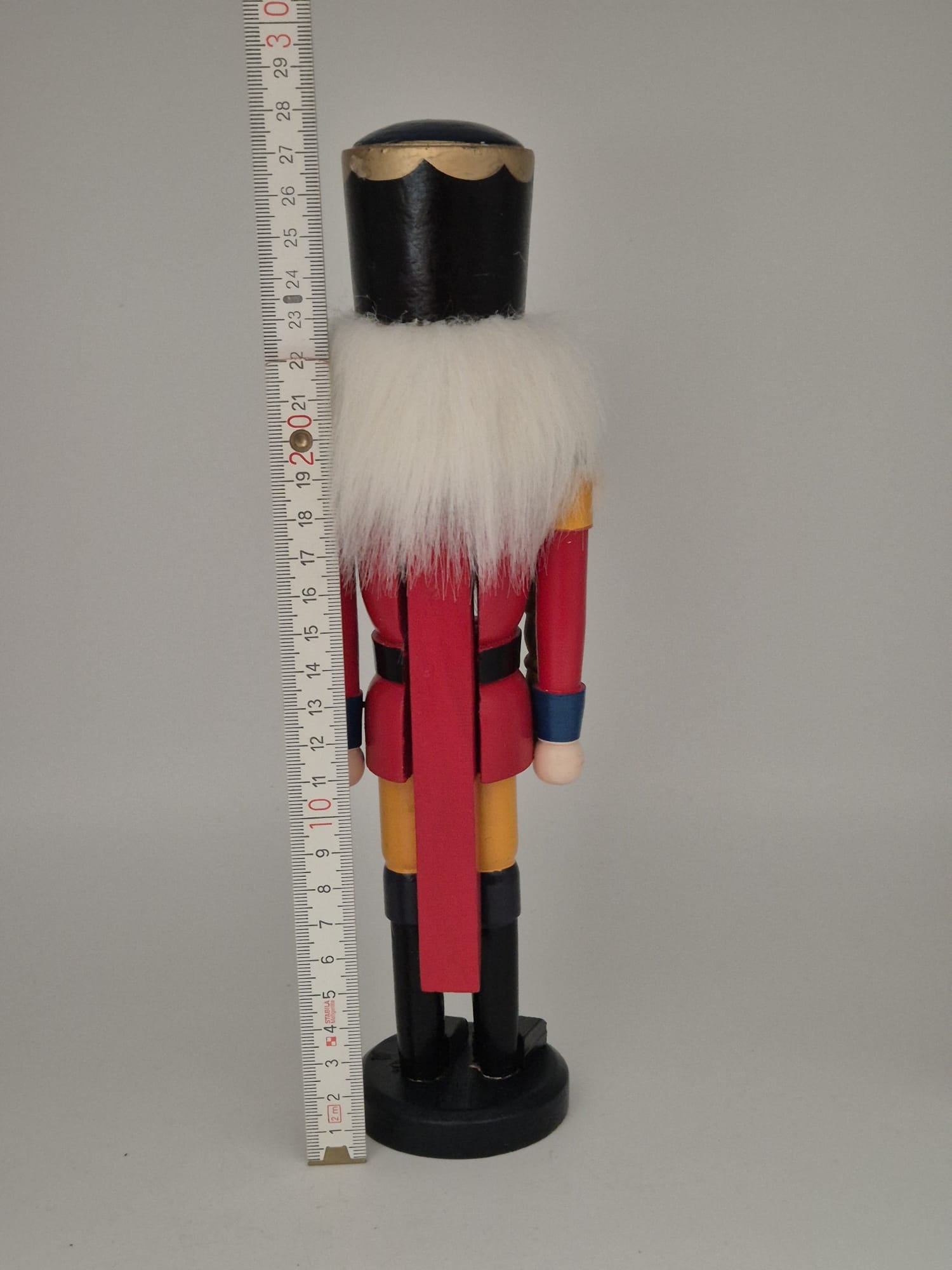 Großer Holz-Nussknacker Soldat ca. 28 cm mit Originalverpackung
