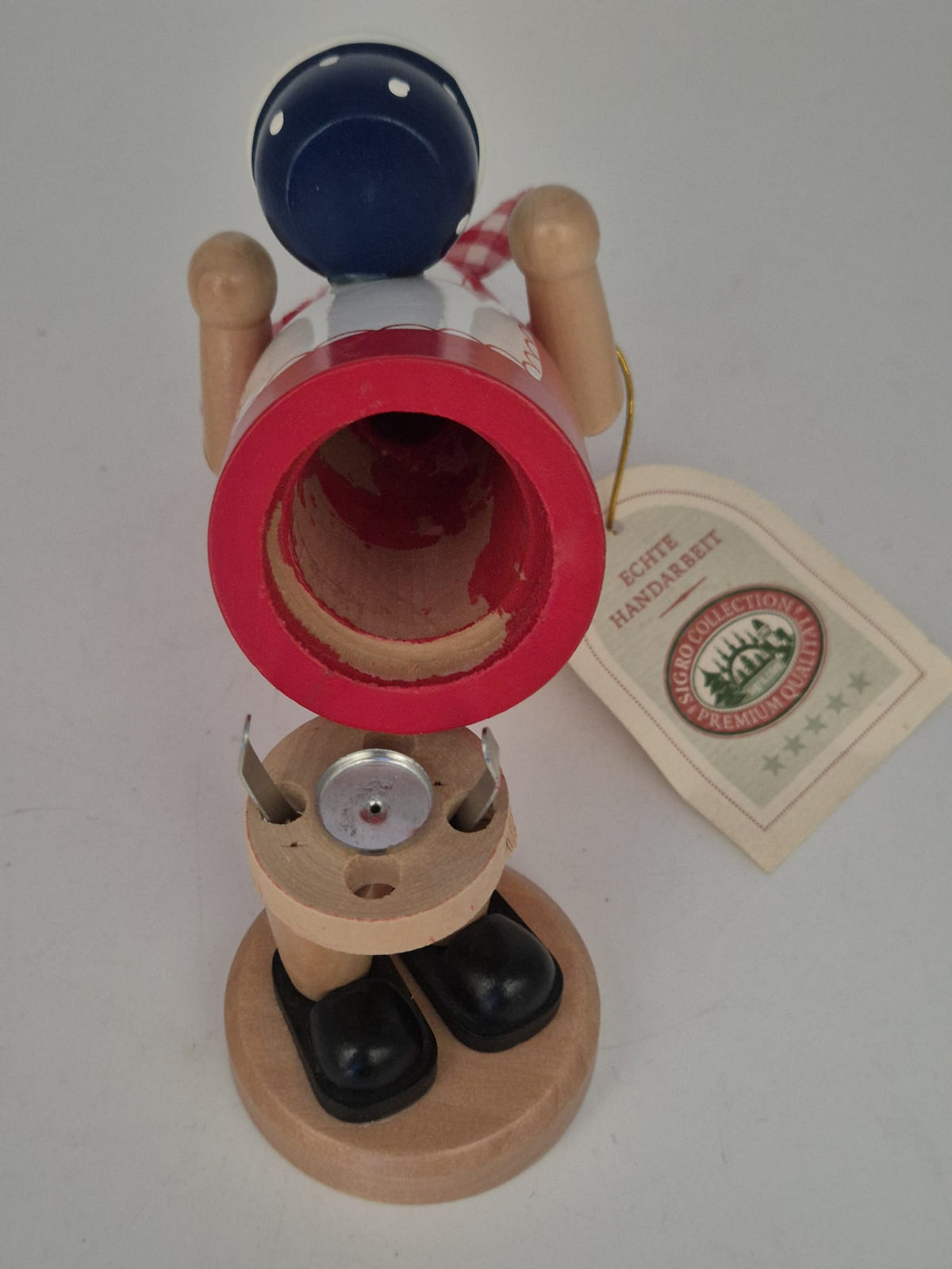 SIGRO Collection Räucherfrau „Kloßfrau“ aus Holz – ca. 18 cm unbenutzt