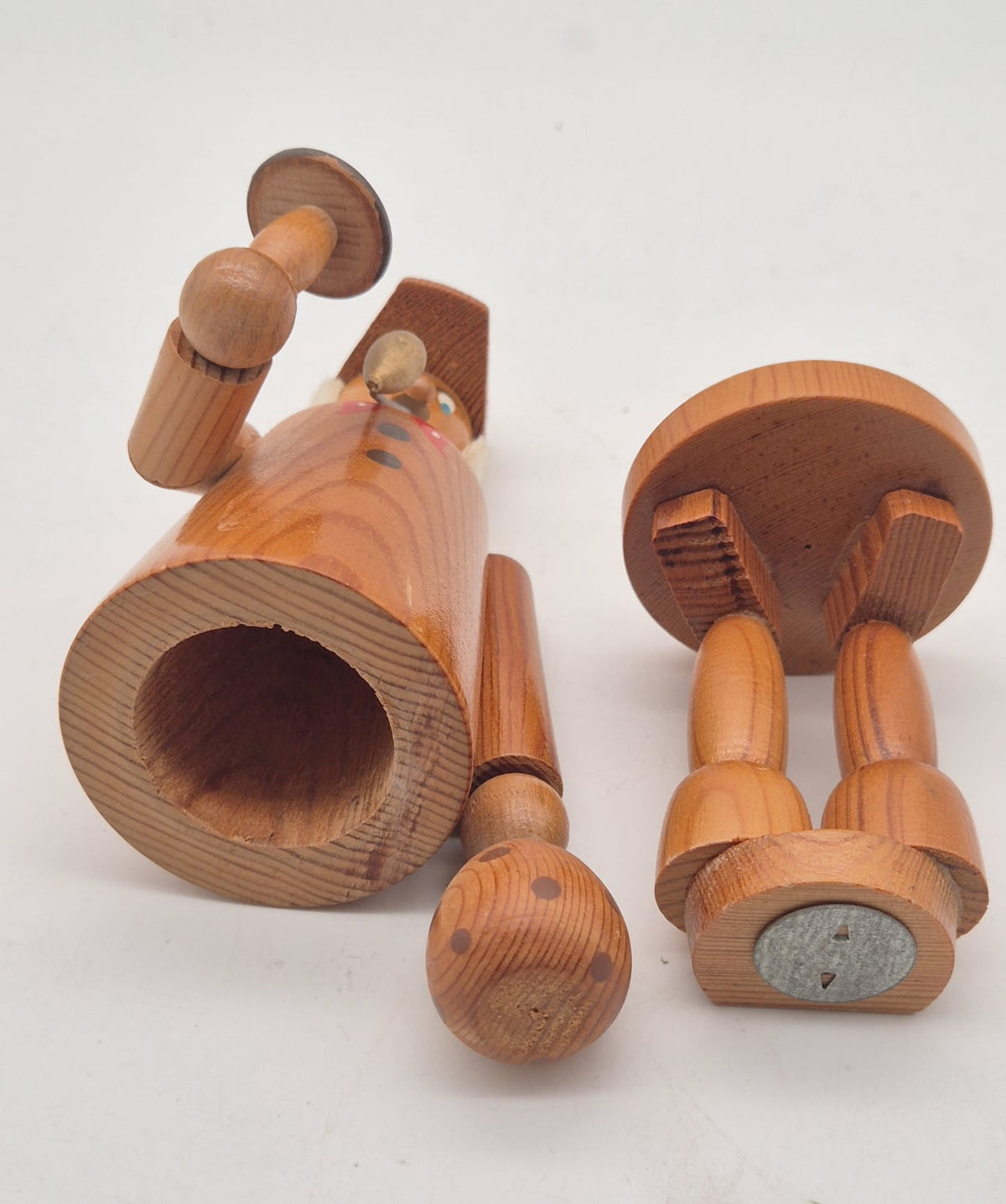DDR Räuchermann Fa. Ulbricht Pilzsammler aus Holz – ca. 19 cm unbenutzt