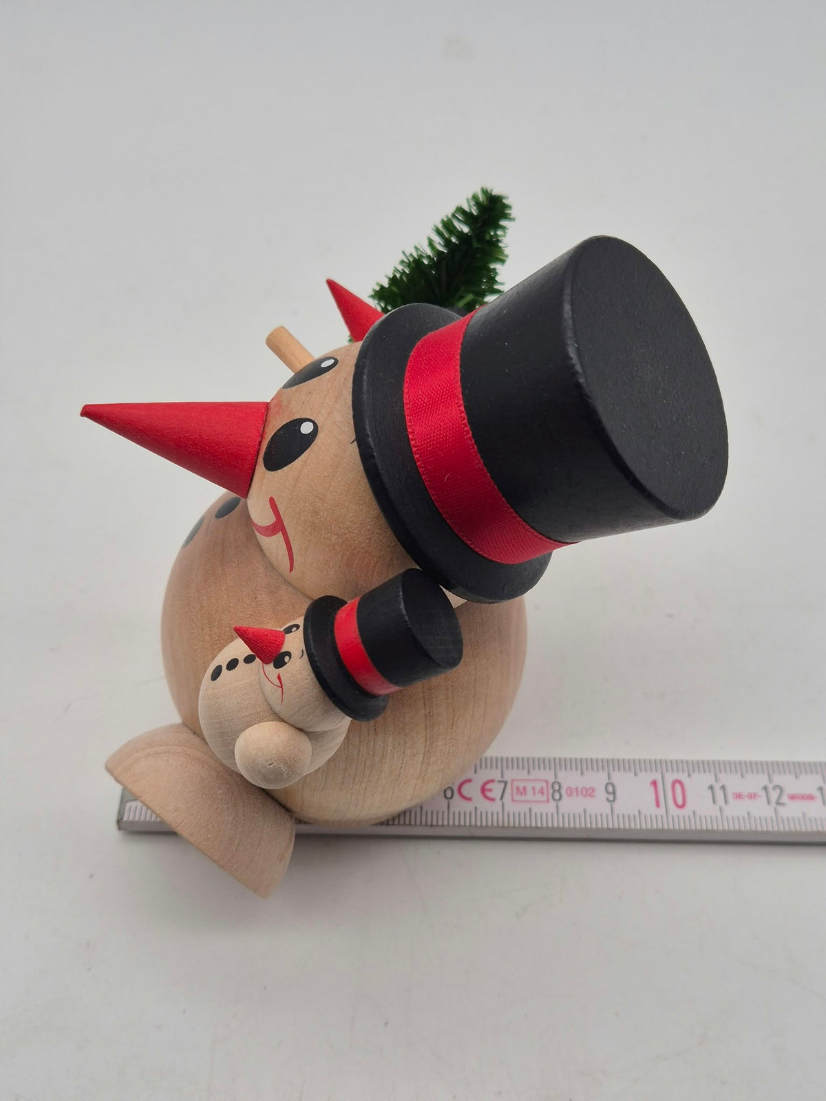 Seiffener Volkskunst Cool-Man Trio – Kugel-Räucherfigur – Erzgebirge – OVP