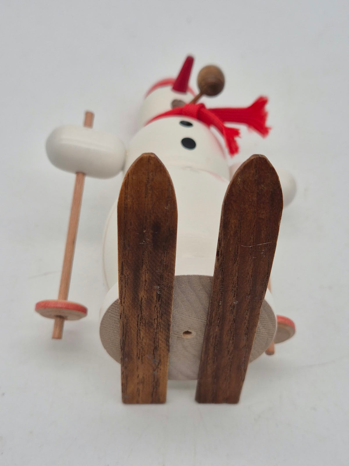 Räuchermann Schneemann auf Skiern – Holz – ca. 14 cm