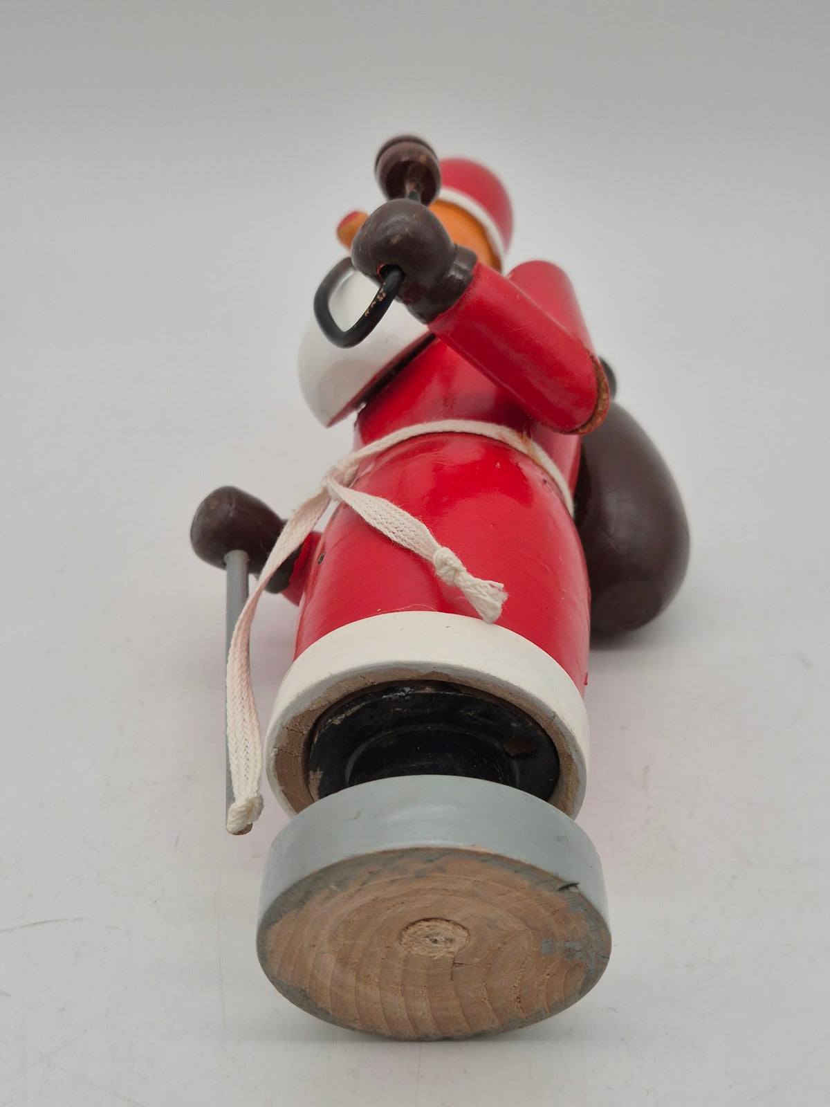 Räuchermann Weihnachtsmann aus Holz – rot mit Sack und Pfeife – ca. 20 cm