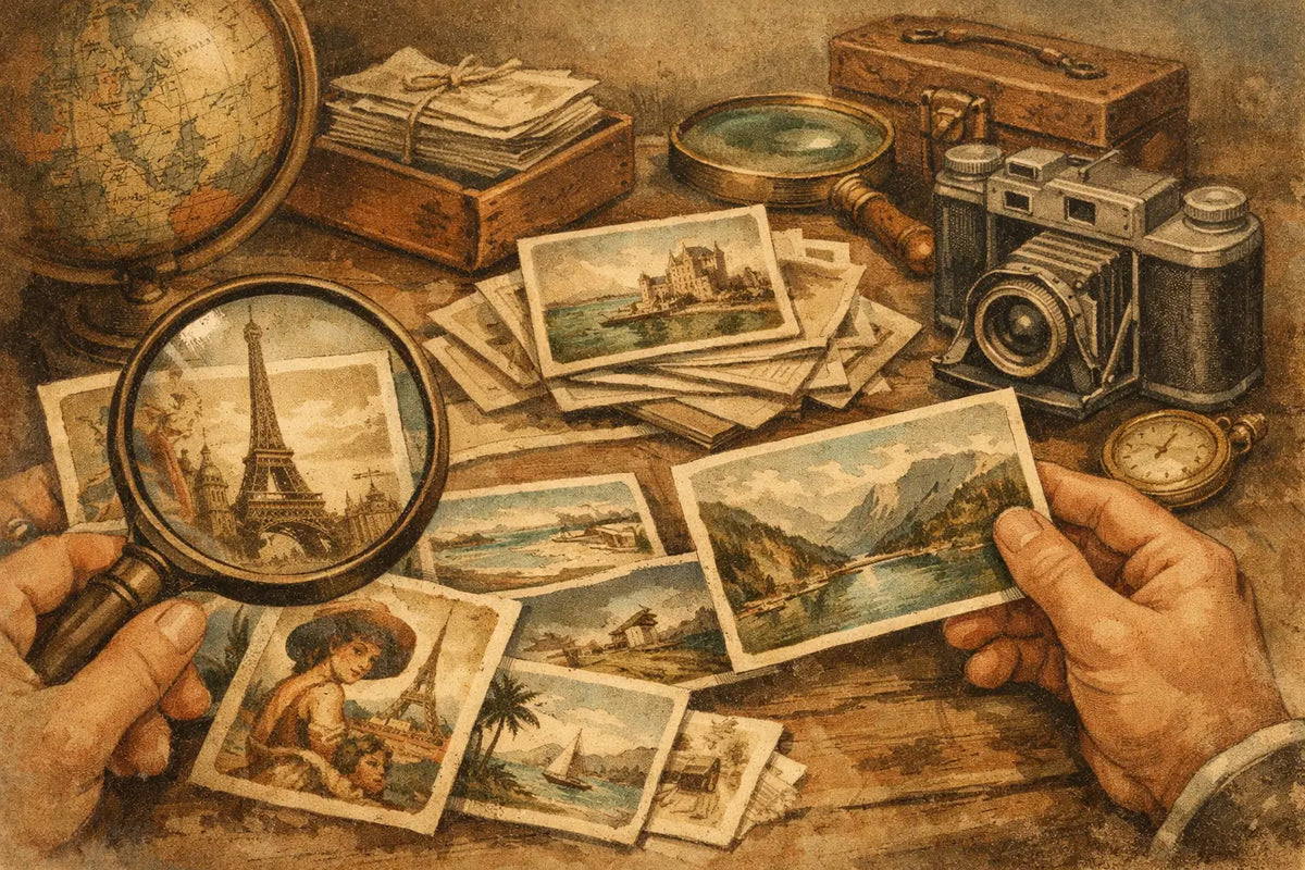 Sammlerwert historischer Postkarten prüfen