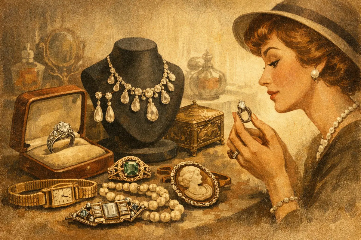 Vintage Schmuck kaufen: Stil, Zustand, Preis