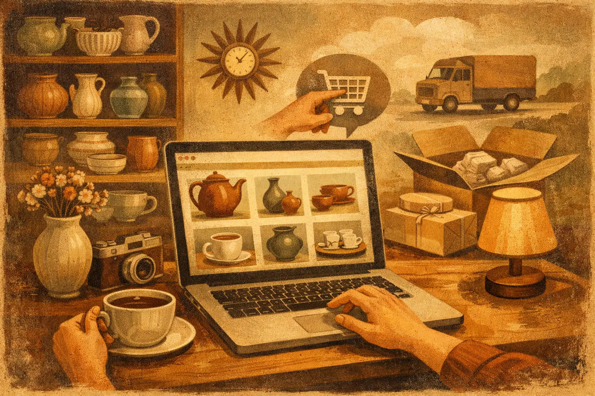 Vintage Keramik online shop richtig nutzen