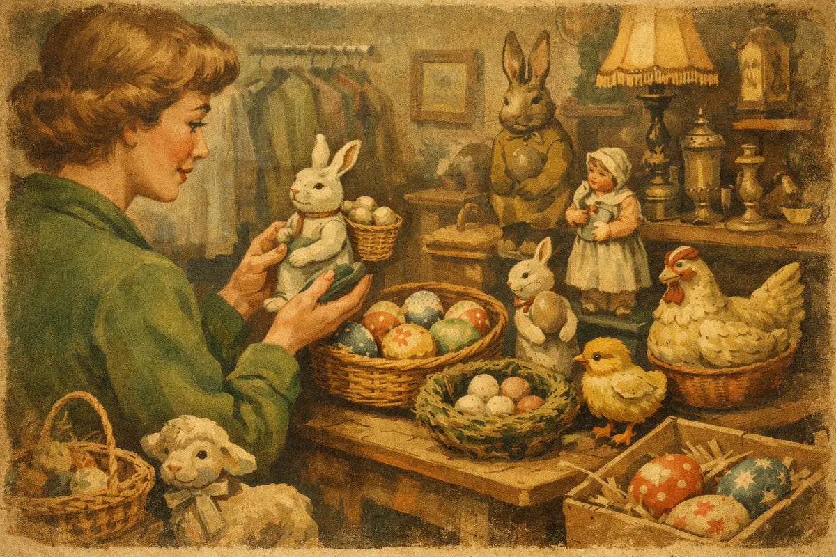 Besondere Osterdeko aus zweiter Hand finden