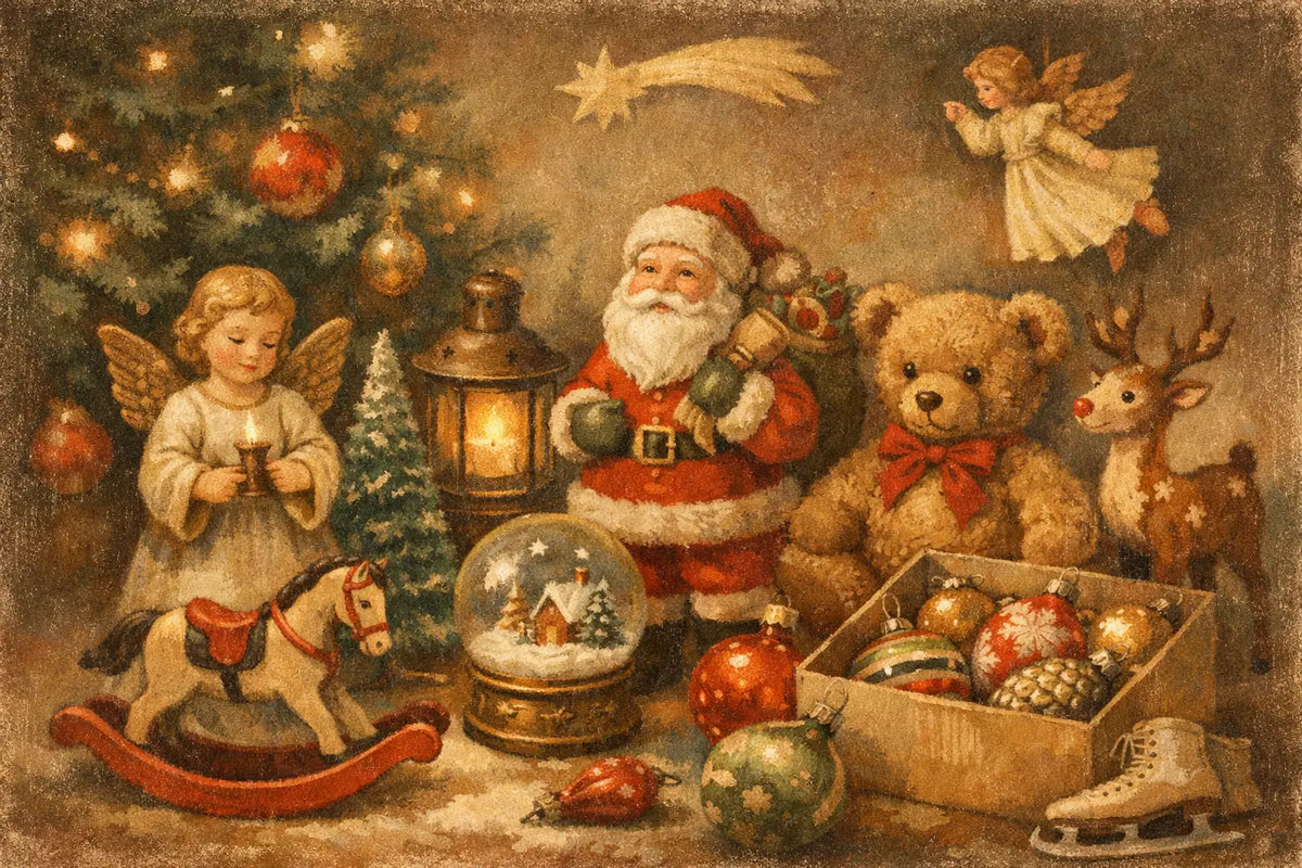 Die schönsten Vintage-Weihnachtsartikel entdecken
