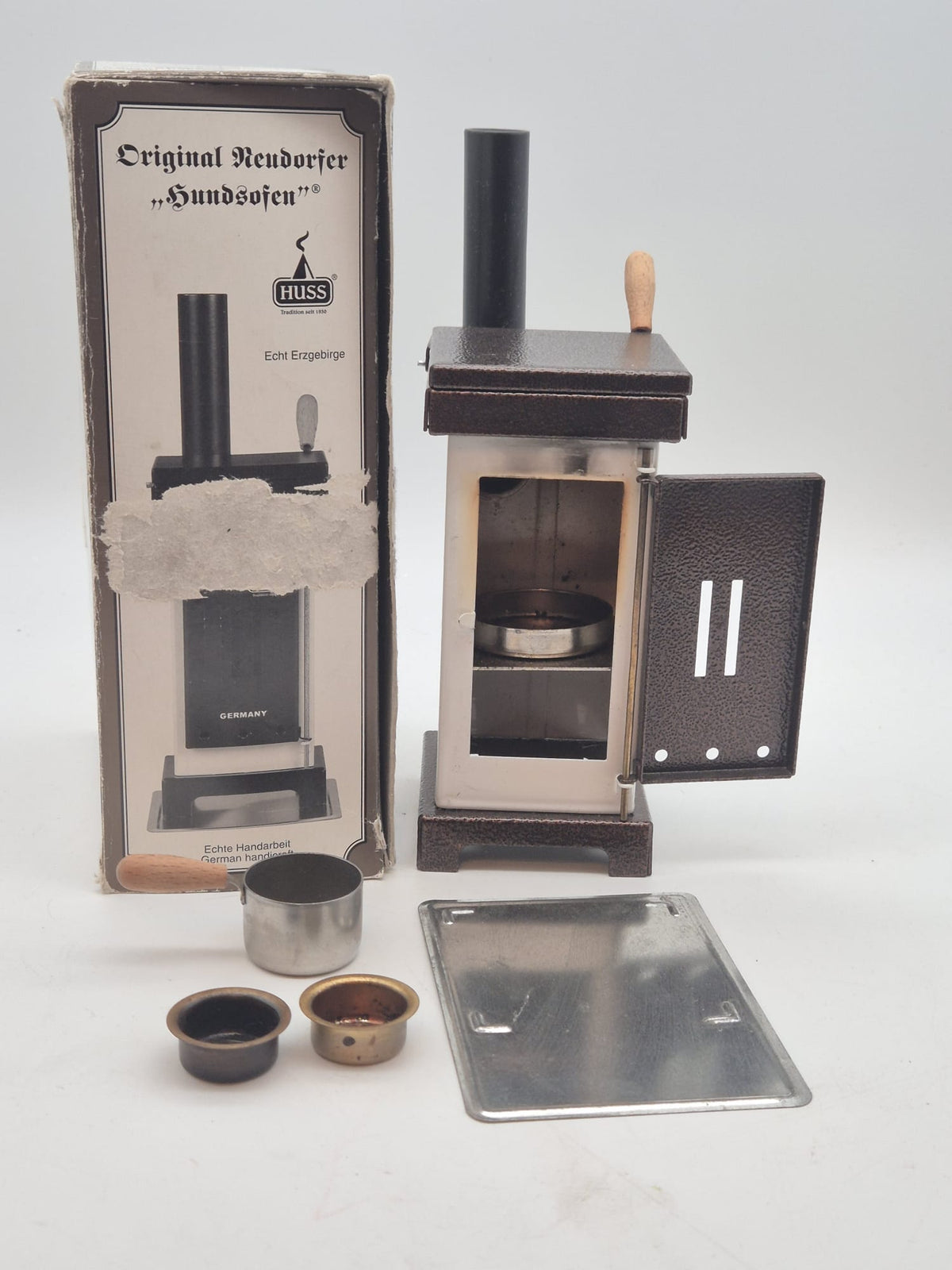 HUSS Original Neudorfer „Hussofen“ – Räucherofen aus Metall – Erzgebirge – OVP